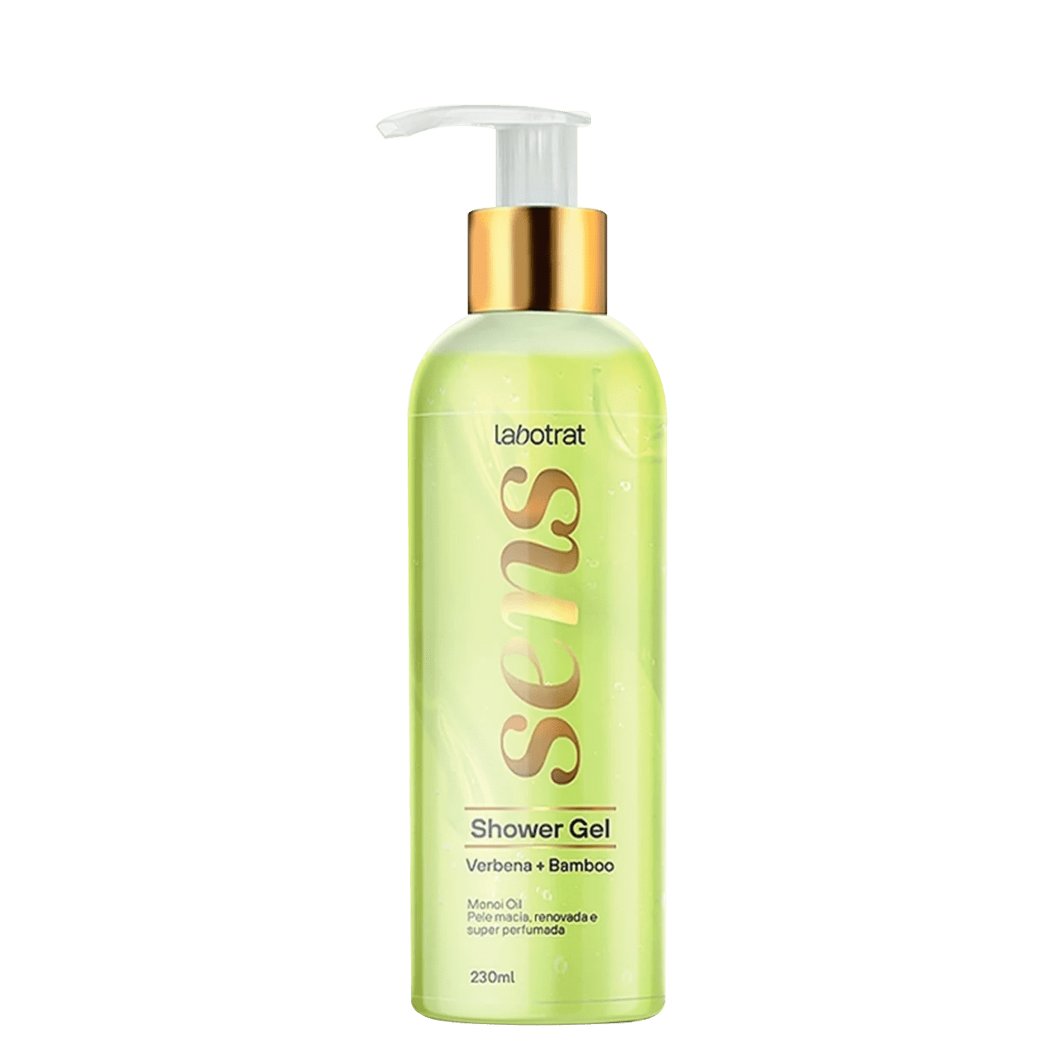 SHOWER GEL VERBENA E BAMBOO 230ML - LABOTRAT SENS
