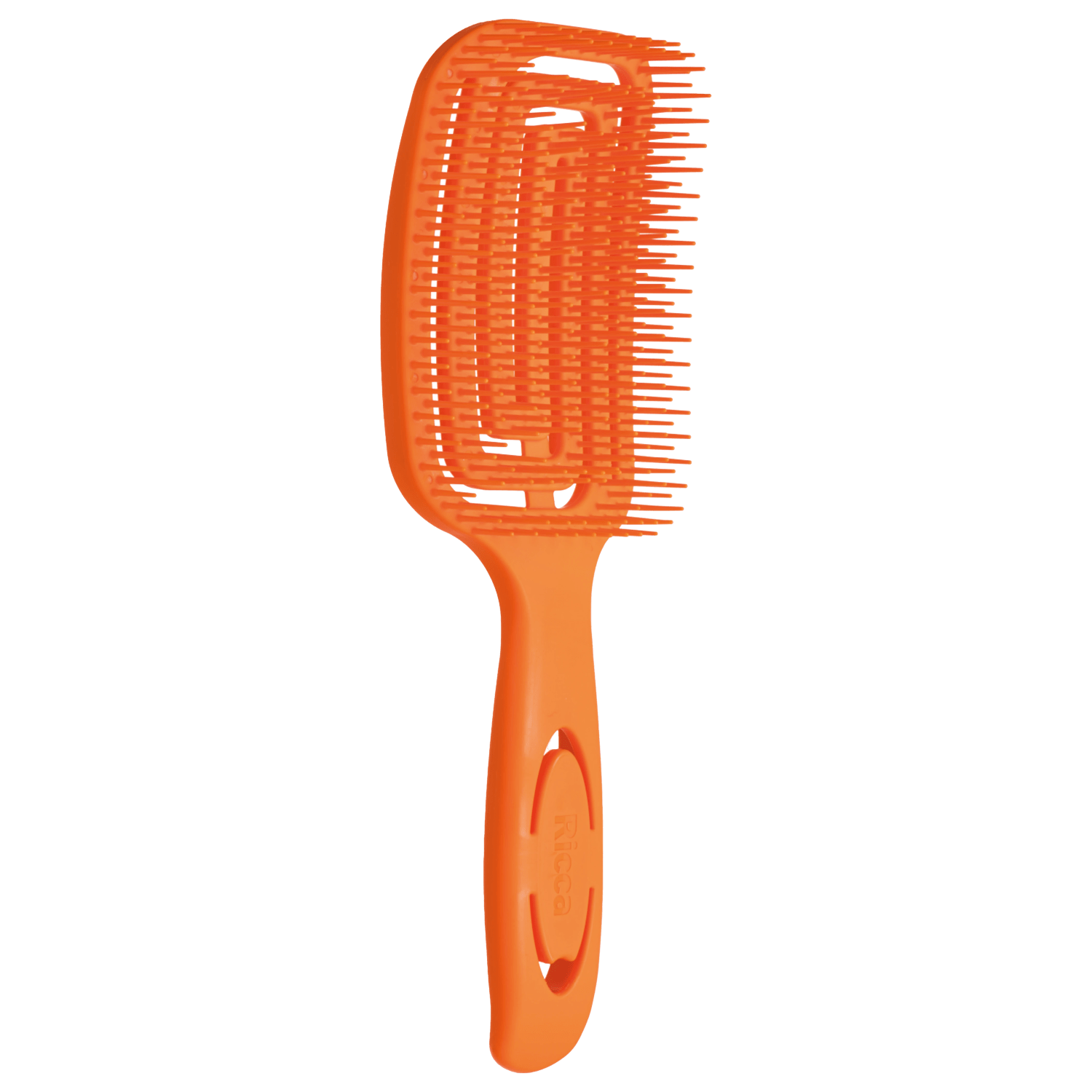 Ricca Wet & Dry Laranja - Escova de Cabelo Raquete