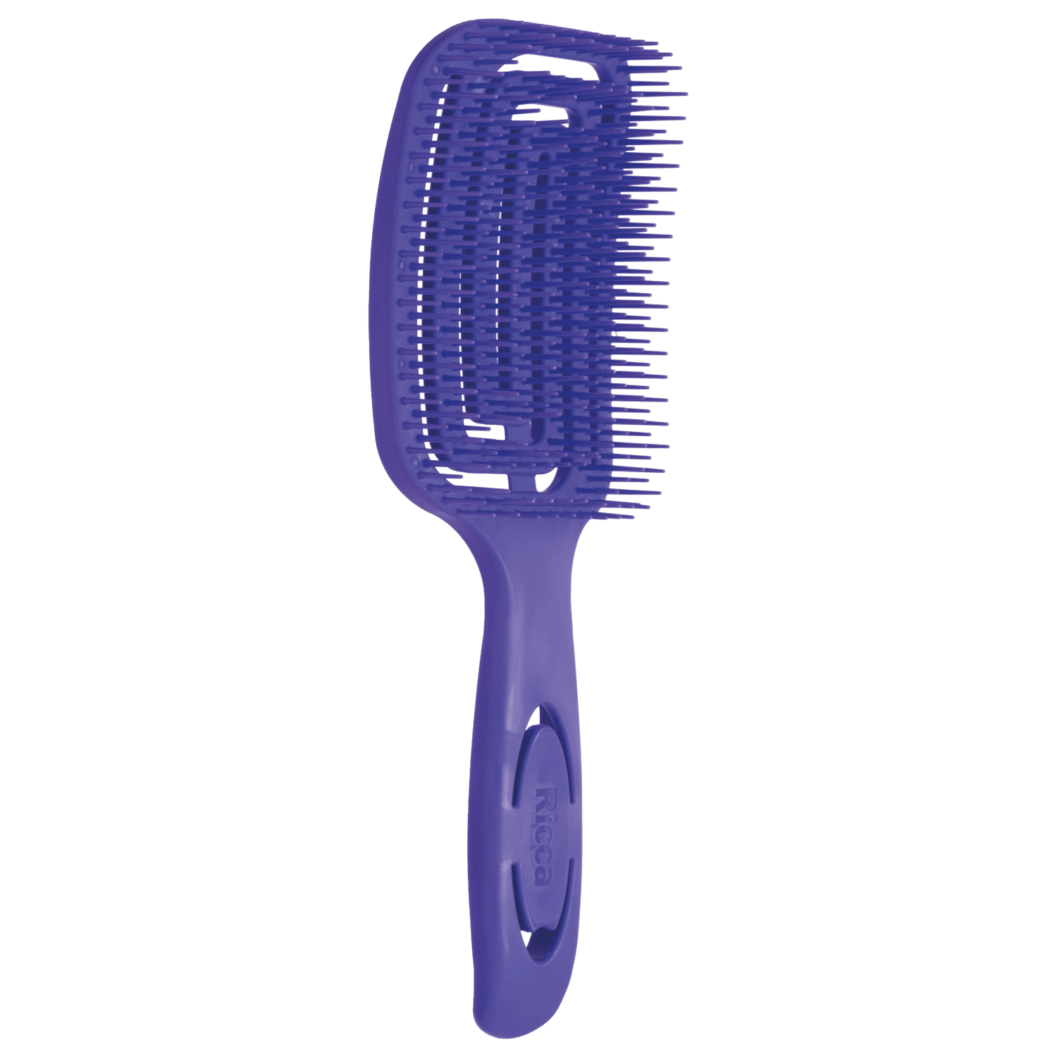 Ricca Wet & Dry Roxa - Escova de Cabelo Raquete