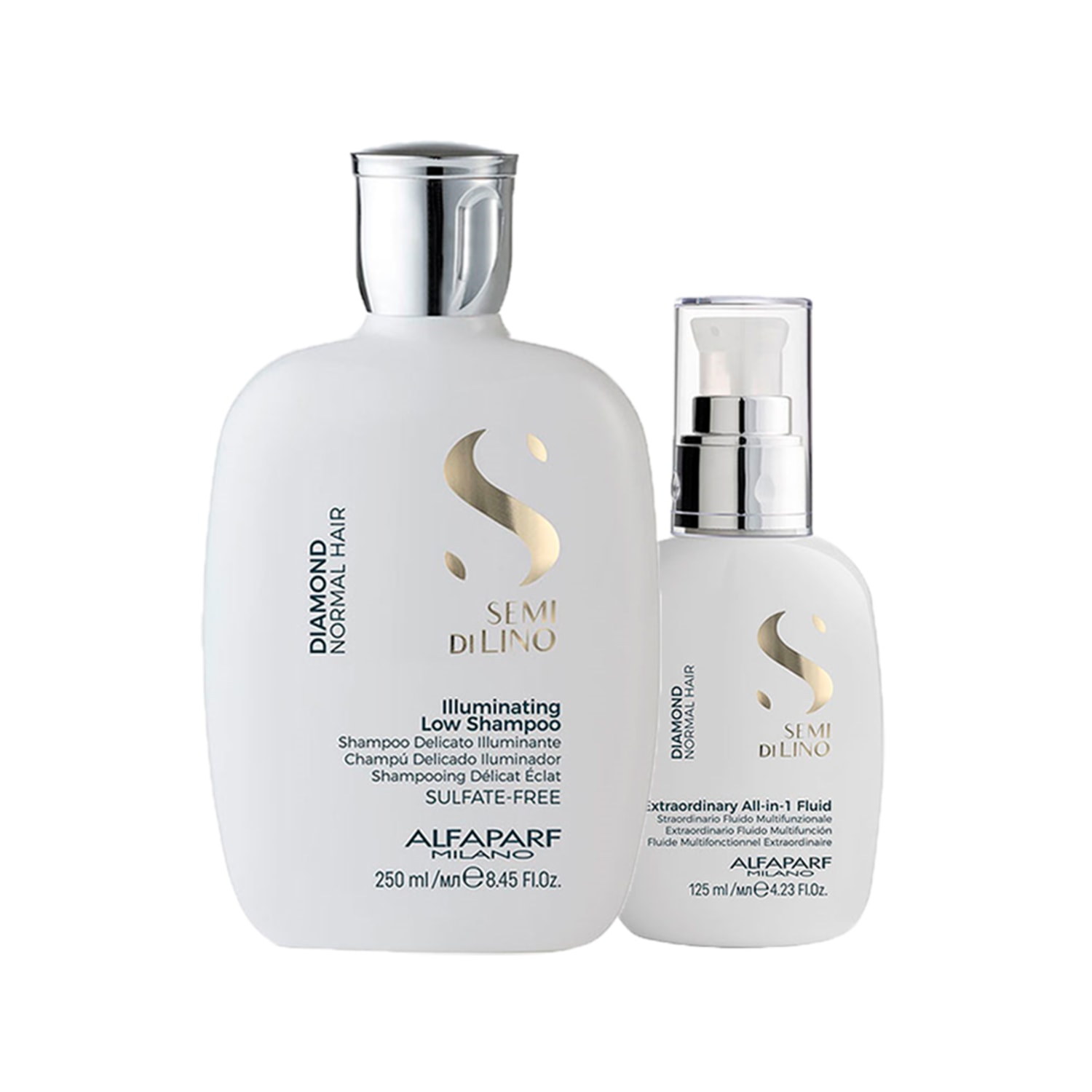 Kit Alfaparf Semi di Lino Diamond Illuminating & Extraordinary (2 Produtos)
