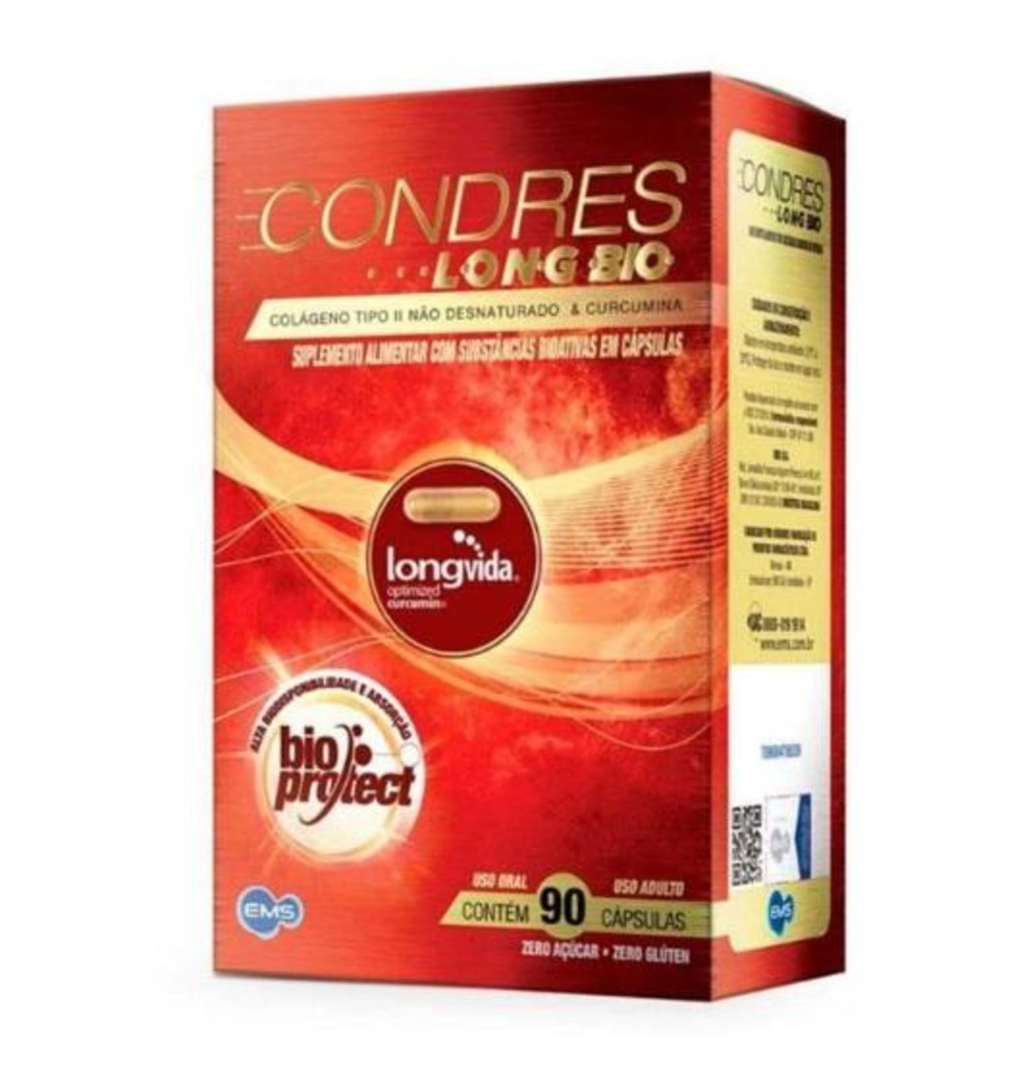 Suplemento Alimentar Condres Longbio 90cps