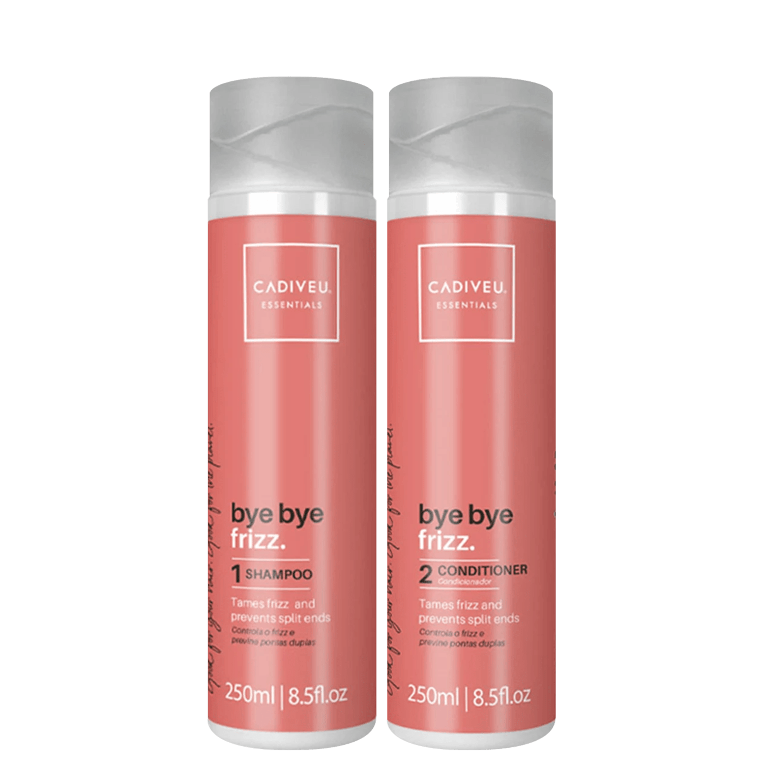 Kit Cadiveu Professional Bye Bye Frizz - Shampoo 250ml + Condicionador 250ml