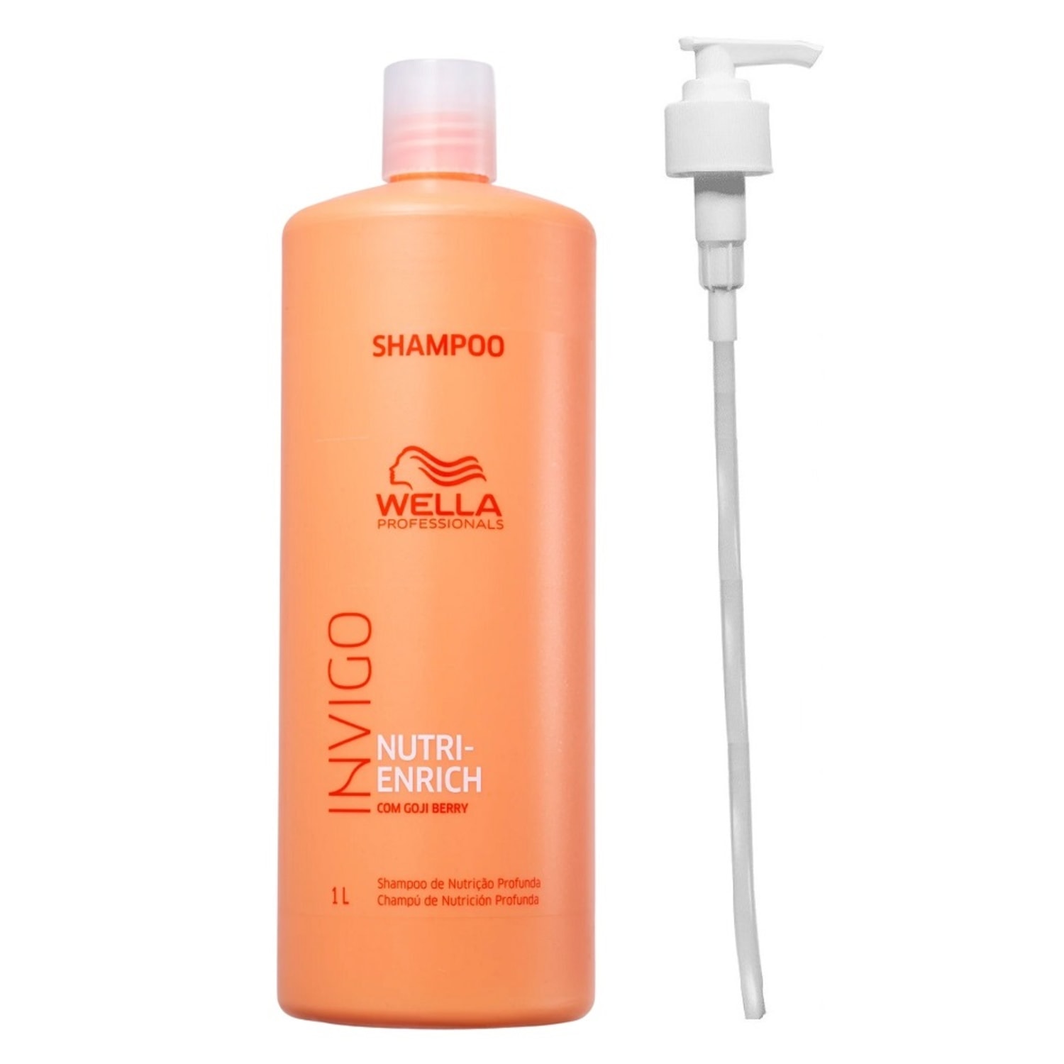 Wella Professionals Invigo Nutri-Enrich Válvula Pump - Shampoo 1L