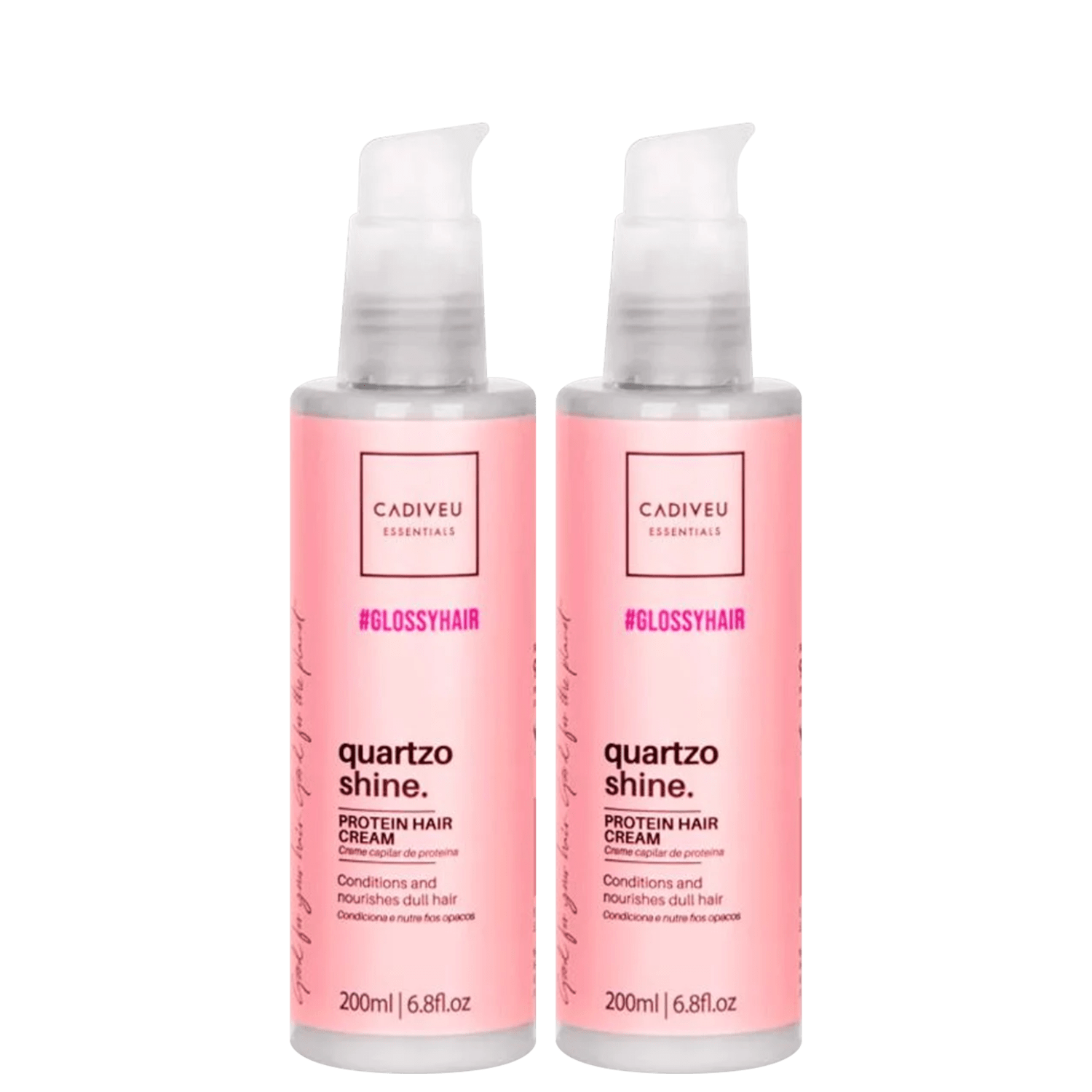 Kit Cadiveu Essentials Quartzo Shine - Proteína de Brilho - 2 Unidades