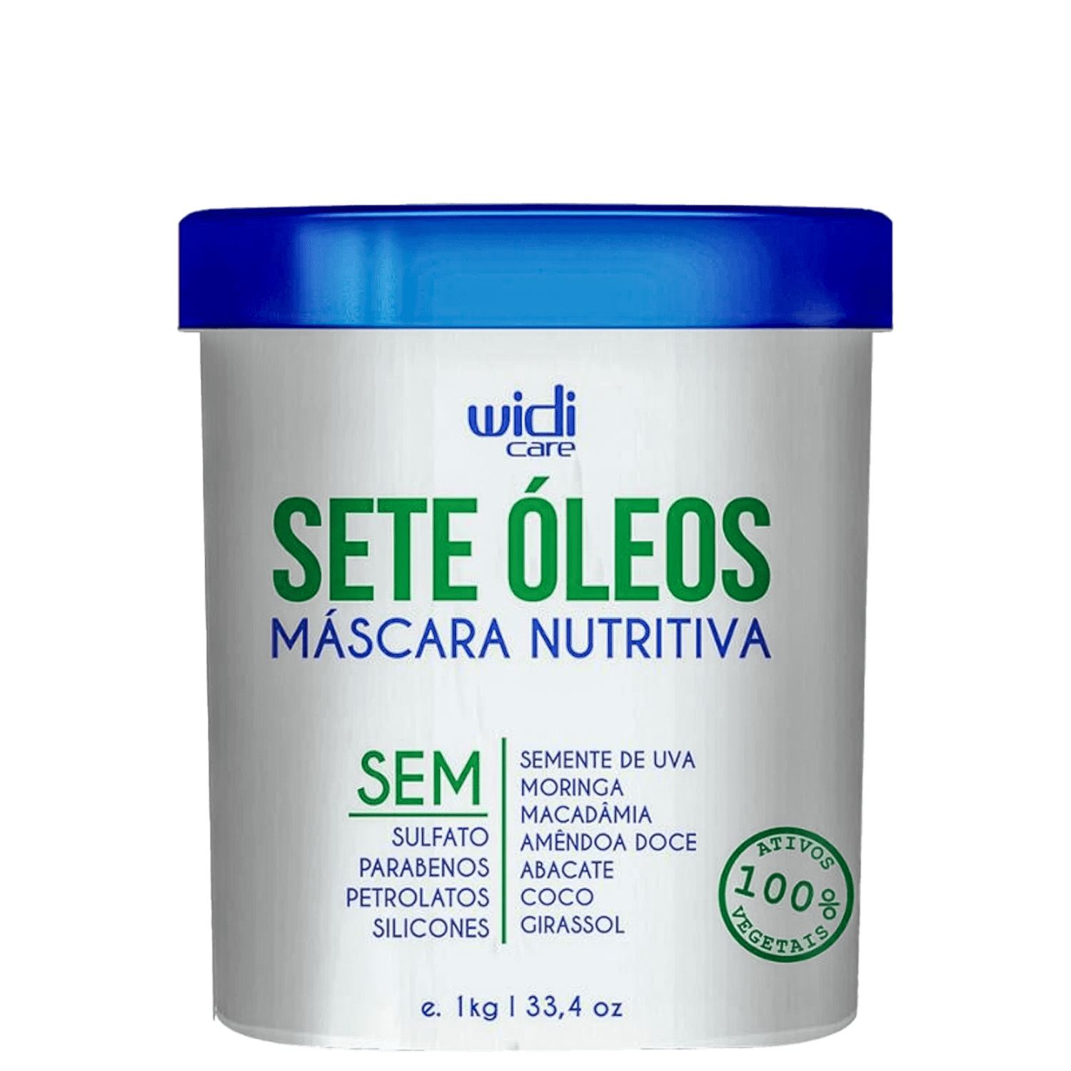 Widi Care Sete Óleos - Máscara Capilar Nutritiva 1kg