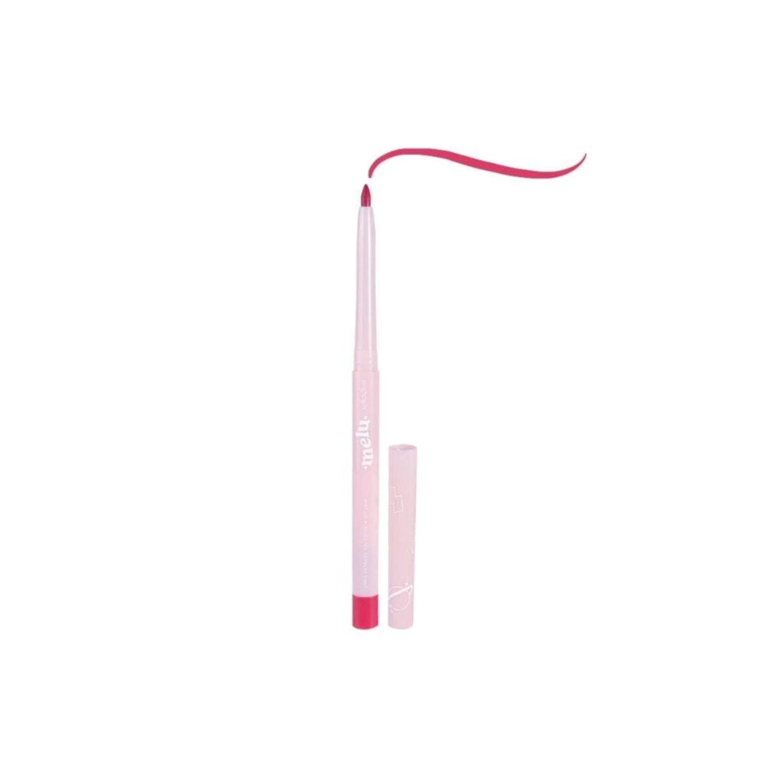 Lápis de Olho Melu Ruby Rose Colorido Rosa