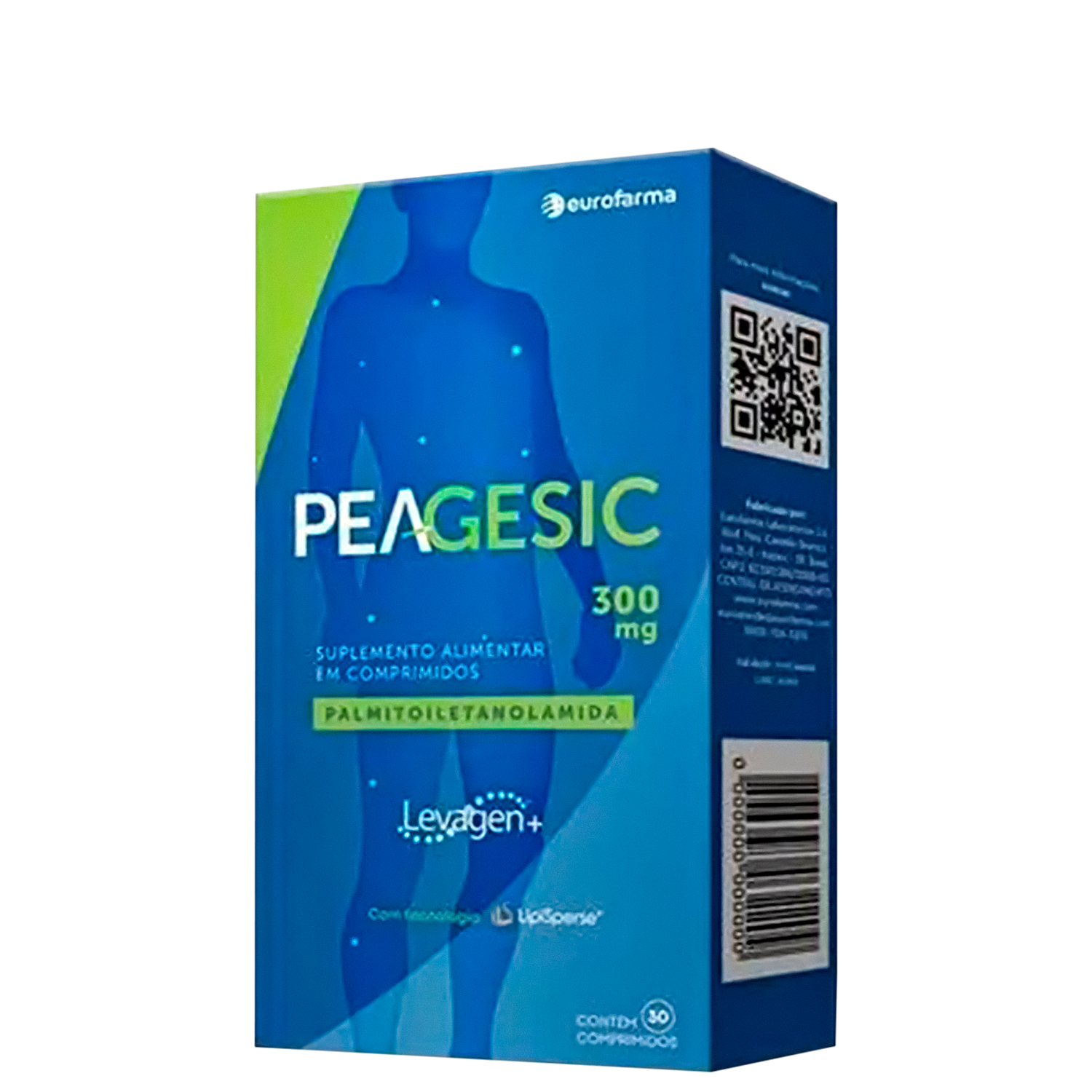 Eurofarma Peagesic 300mg - Suplemento Alimentar (30 Cápsulas)