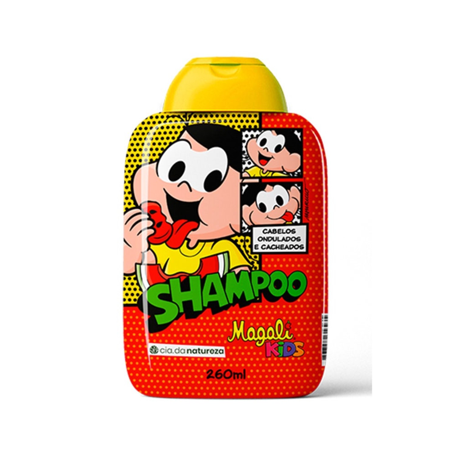 Shampoo Infantil Turma Da Mônica Magali Cabelos Ondulados E Cacheados 260Ml