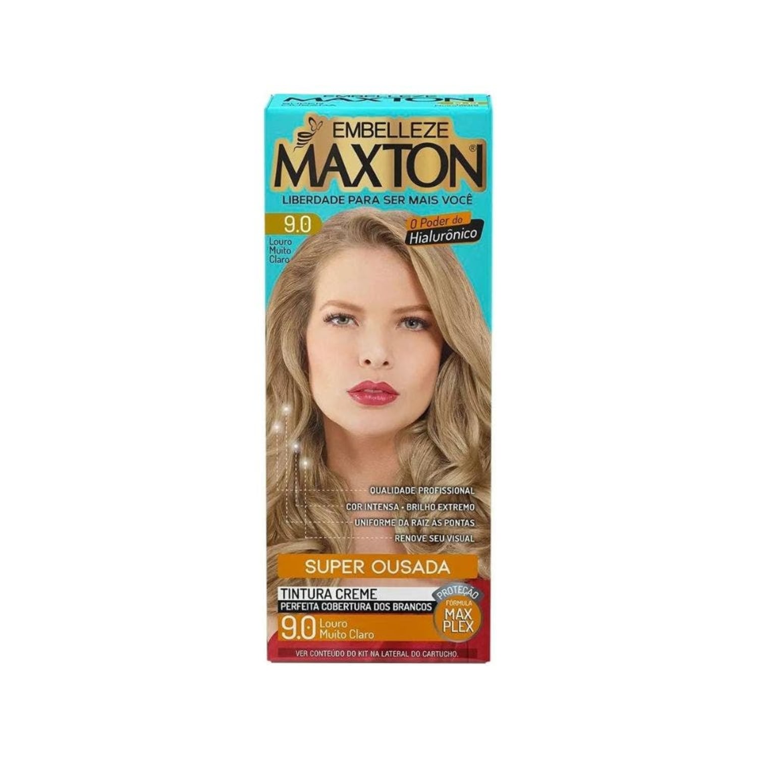 Maxton Louro Muito Claro 9.0 - Tintura Creme 158g