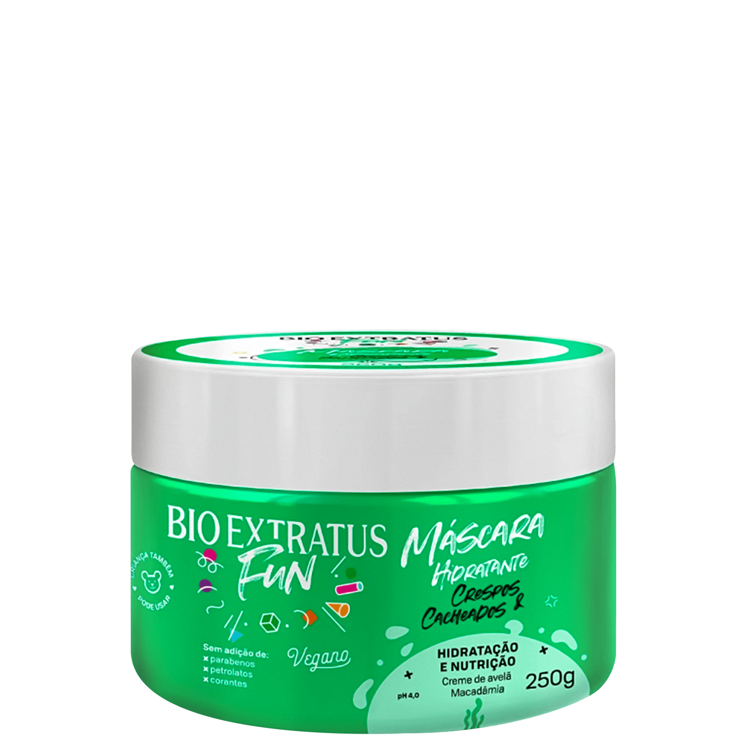 Bio Extratus Fun Crespos & Cacheados - Máscara Capilar 250g