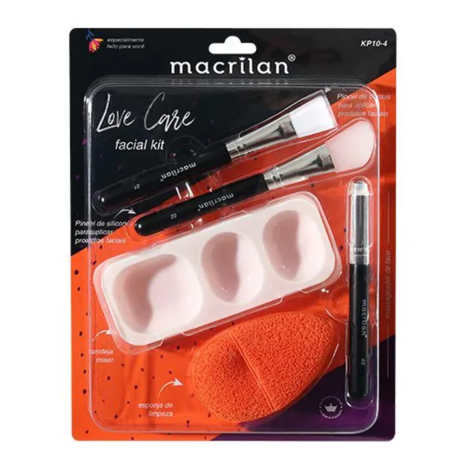 Kit Macrilan Love Care Facial KP10-4 (4 Produtos)