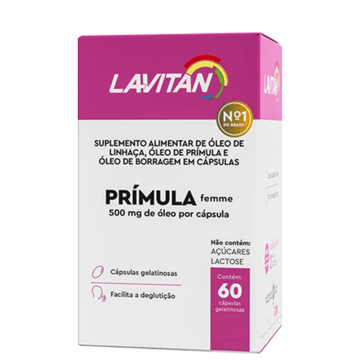 Cimed Lavitan Prímula Femme - Suplemento Alimentar (60 Cápsulas Gelatinosas)