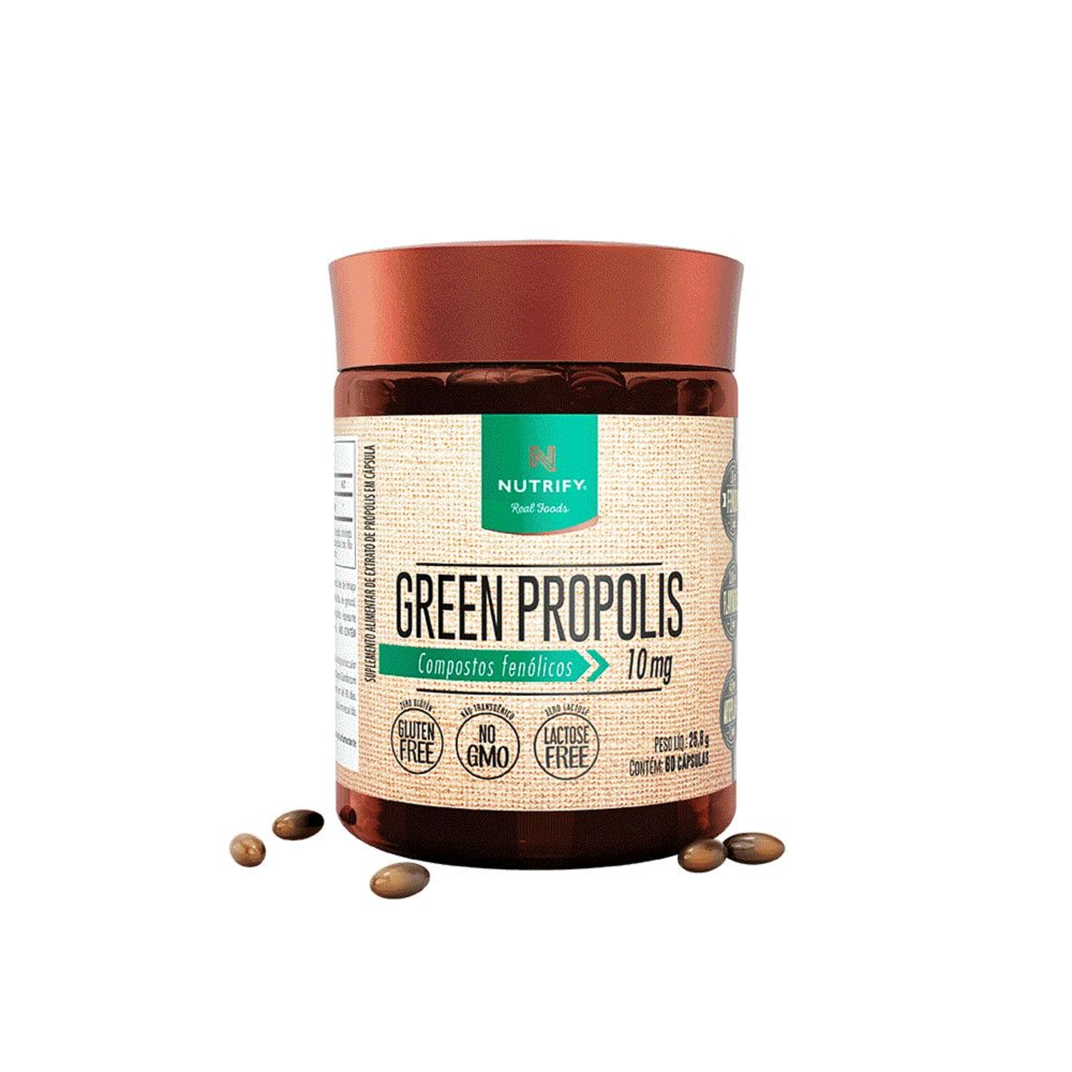Green Propolis 60 caps Nutrify - Neutro