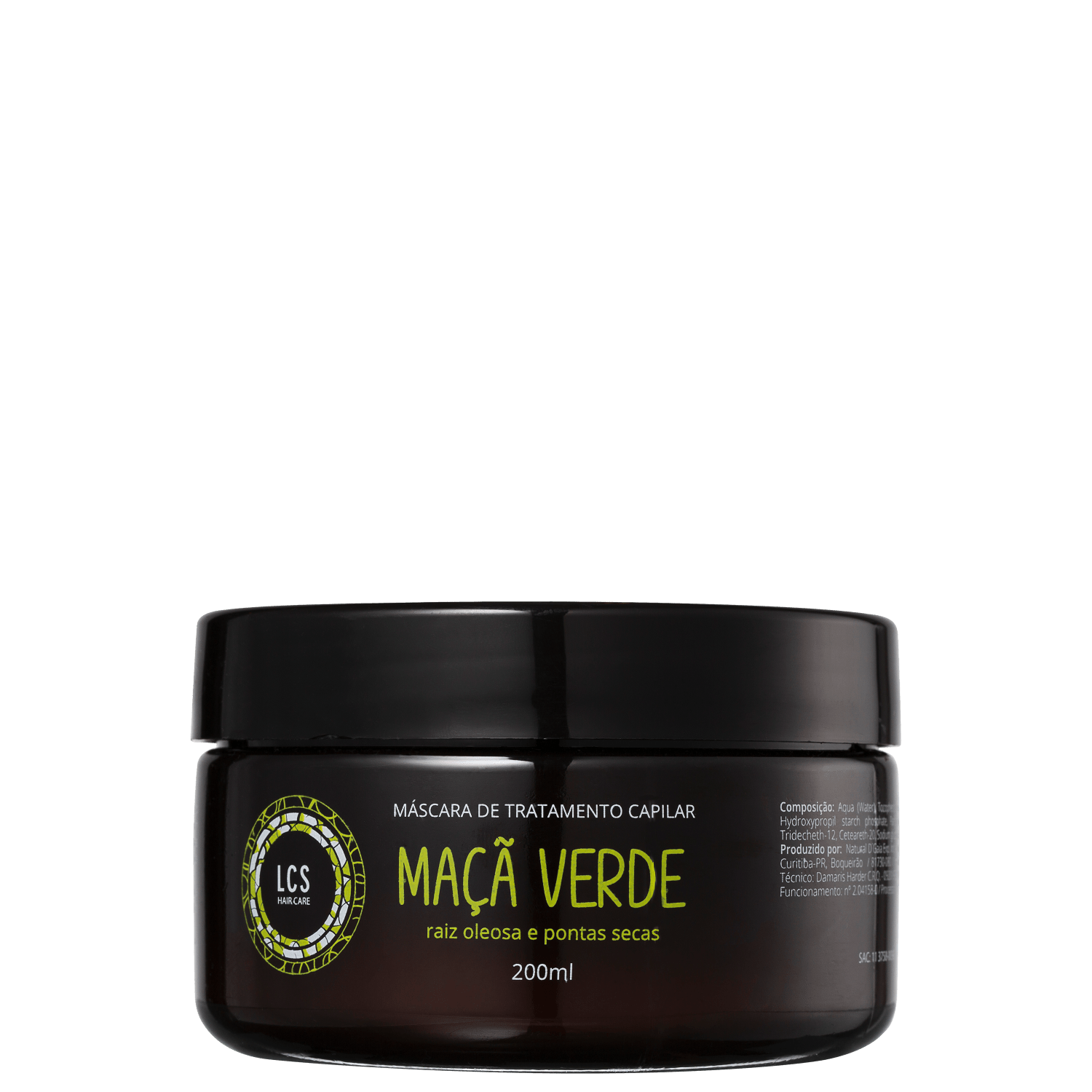 LCS Hair Care Maçã Verde - Máscara Capilar 200ml