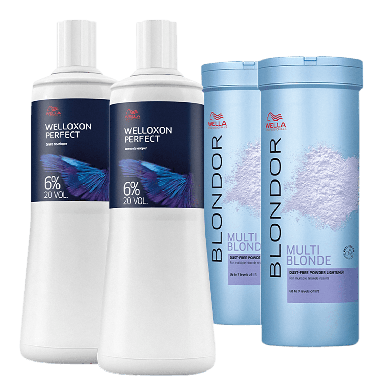 Kit Wella Professionals Welloxon Blondor 20 Vol (4 Produtos)