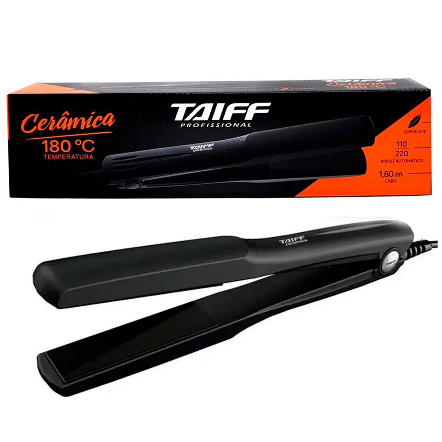 Taiff Clássica Cerâmica Preta Bivolt - Chapinha
