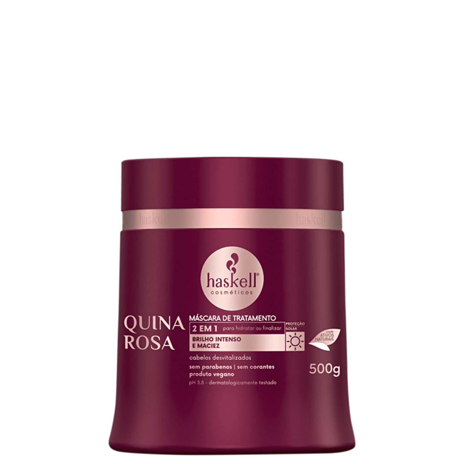 Máscara Haskell Quina Rosa- 500g
