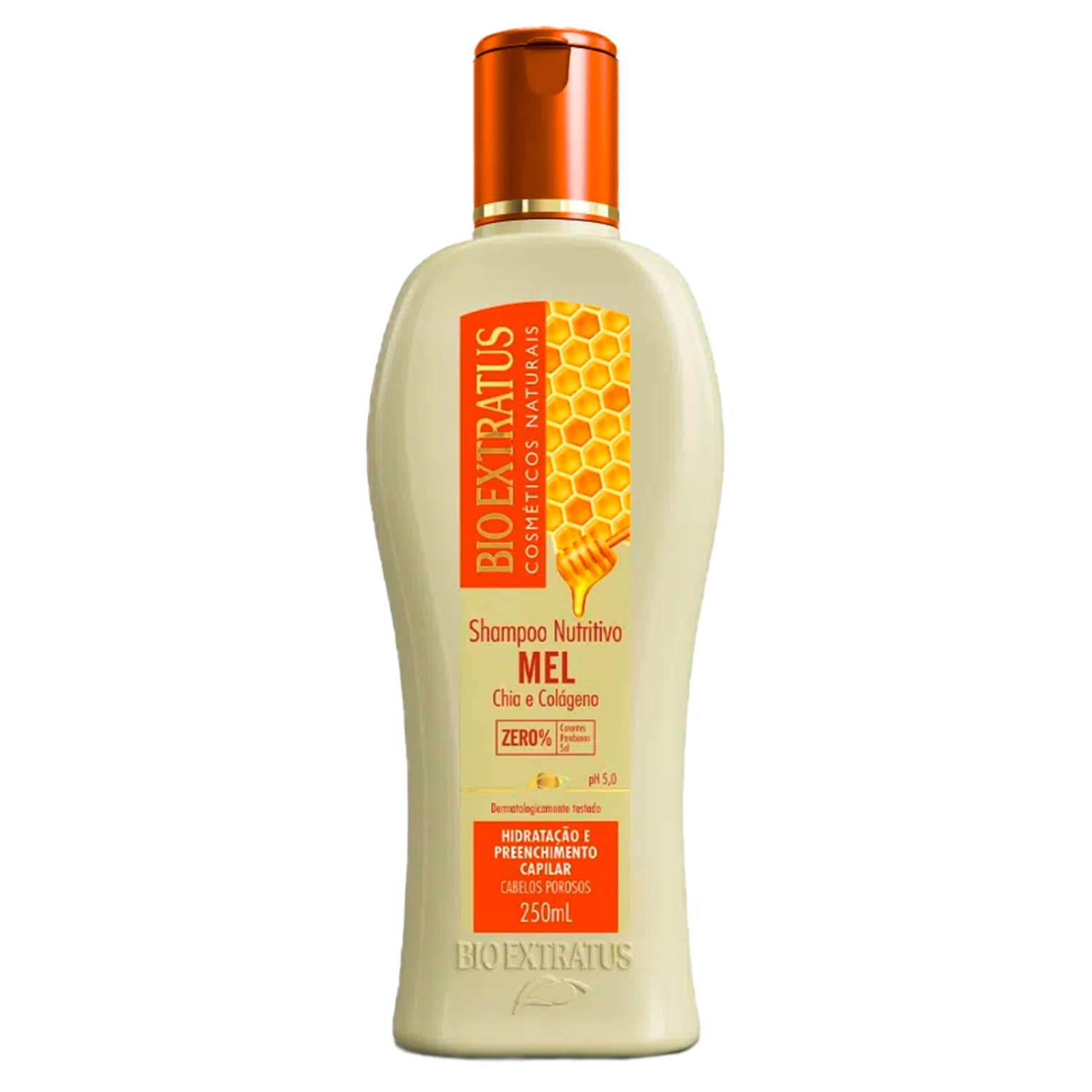 Shampoo Mel Nutritivo Bio Extratus Cabelos 250ml
