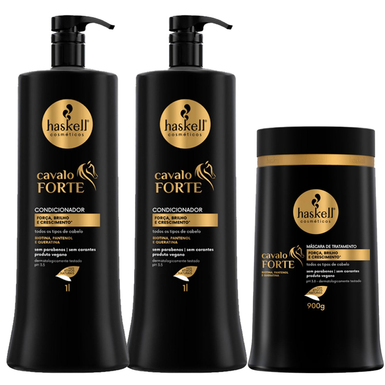 Kit Haskell Cavalo Forte 2 Cond + Másc