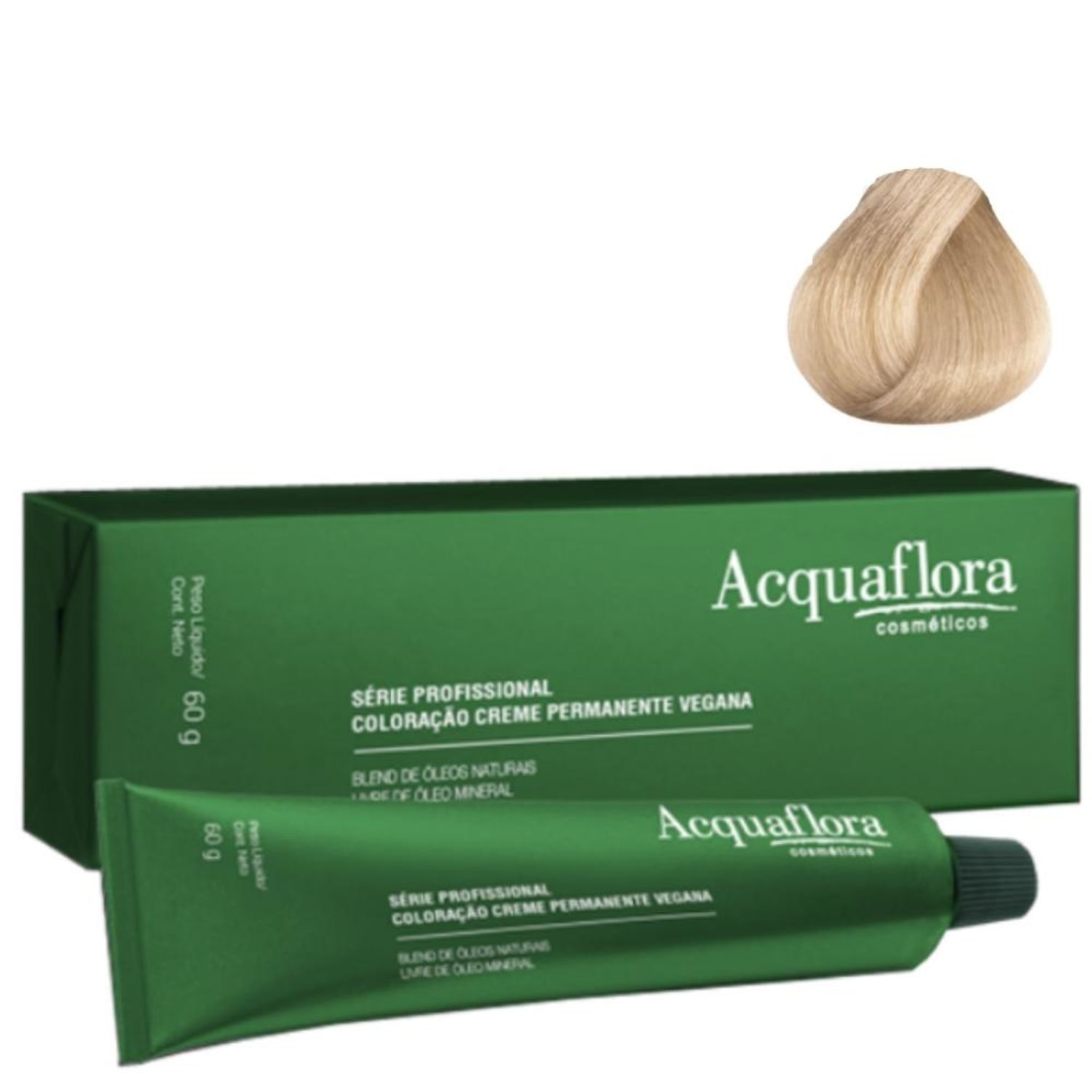Acquaflora Vegana 12.1 Superclareador Acinzentado - Coloração Permanente 60g