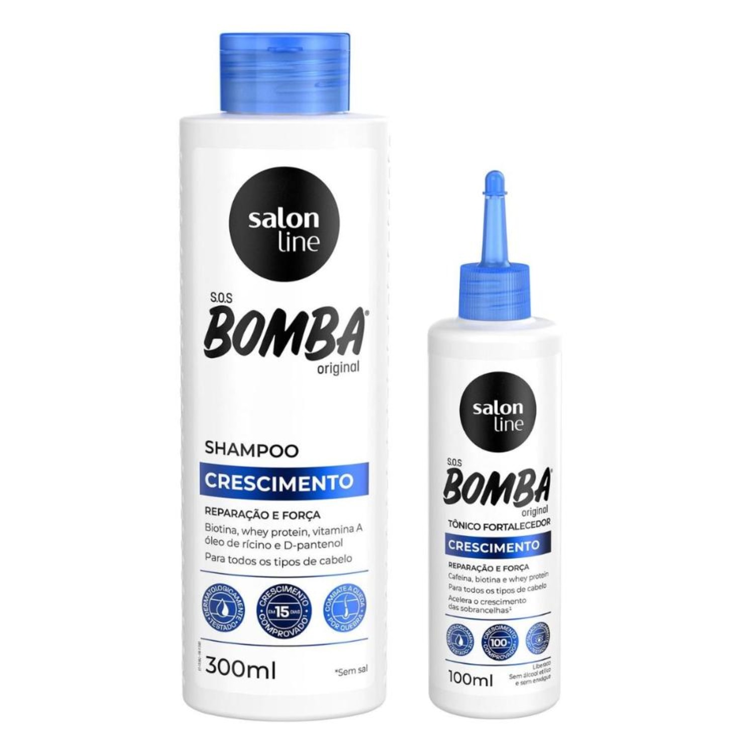 Kit Salon Line S.O.S Bomba Crescimento Reparação & Força (2 Produtos)