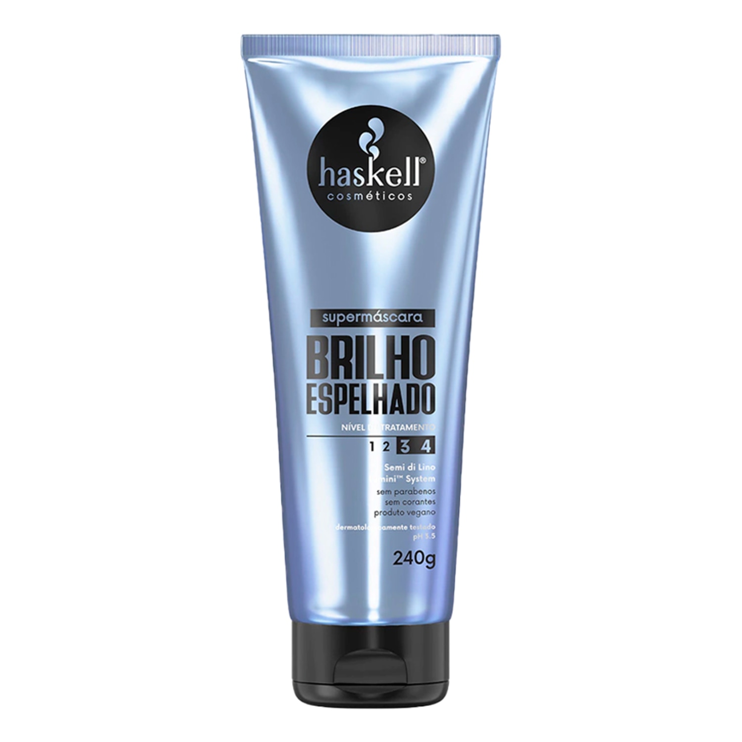 Supermáscara Haskell Brilho Espelhado 240g