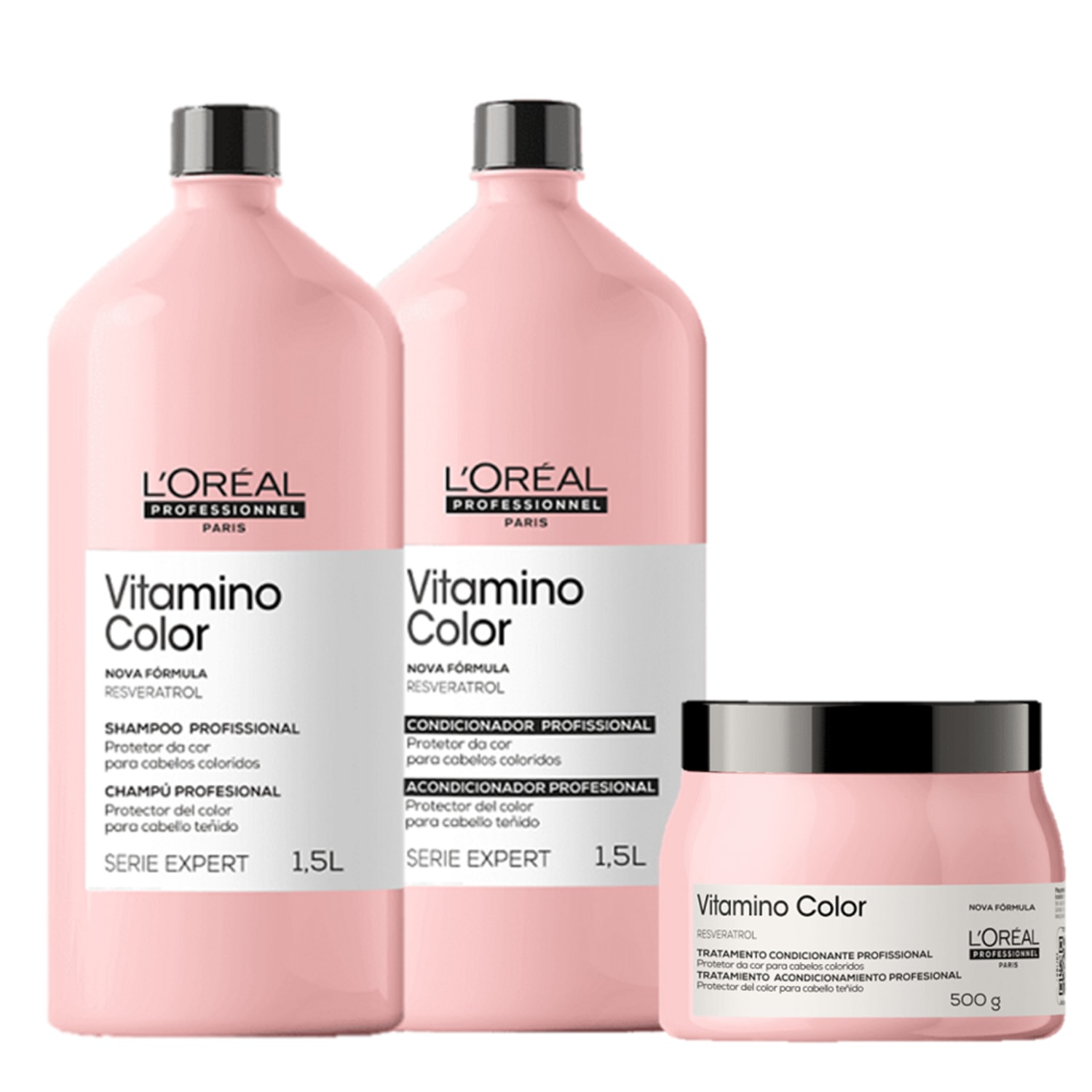 Kit L'Oréal Professionnel Expert Vitamino Color Resveratrol (3 Produtos)