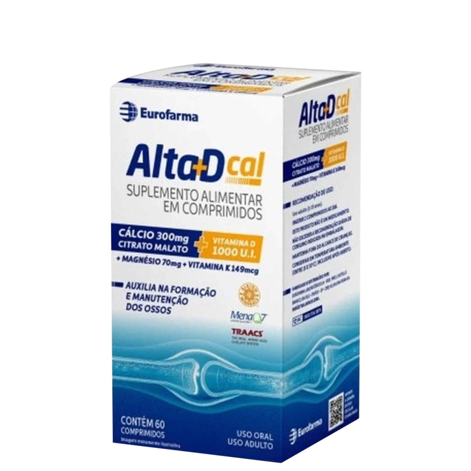 Eurofarma AltaD Cal - Suplemento Alimentar (60 Cápsulas)