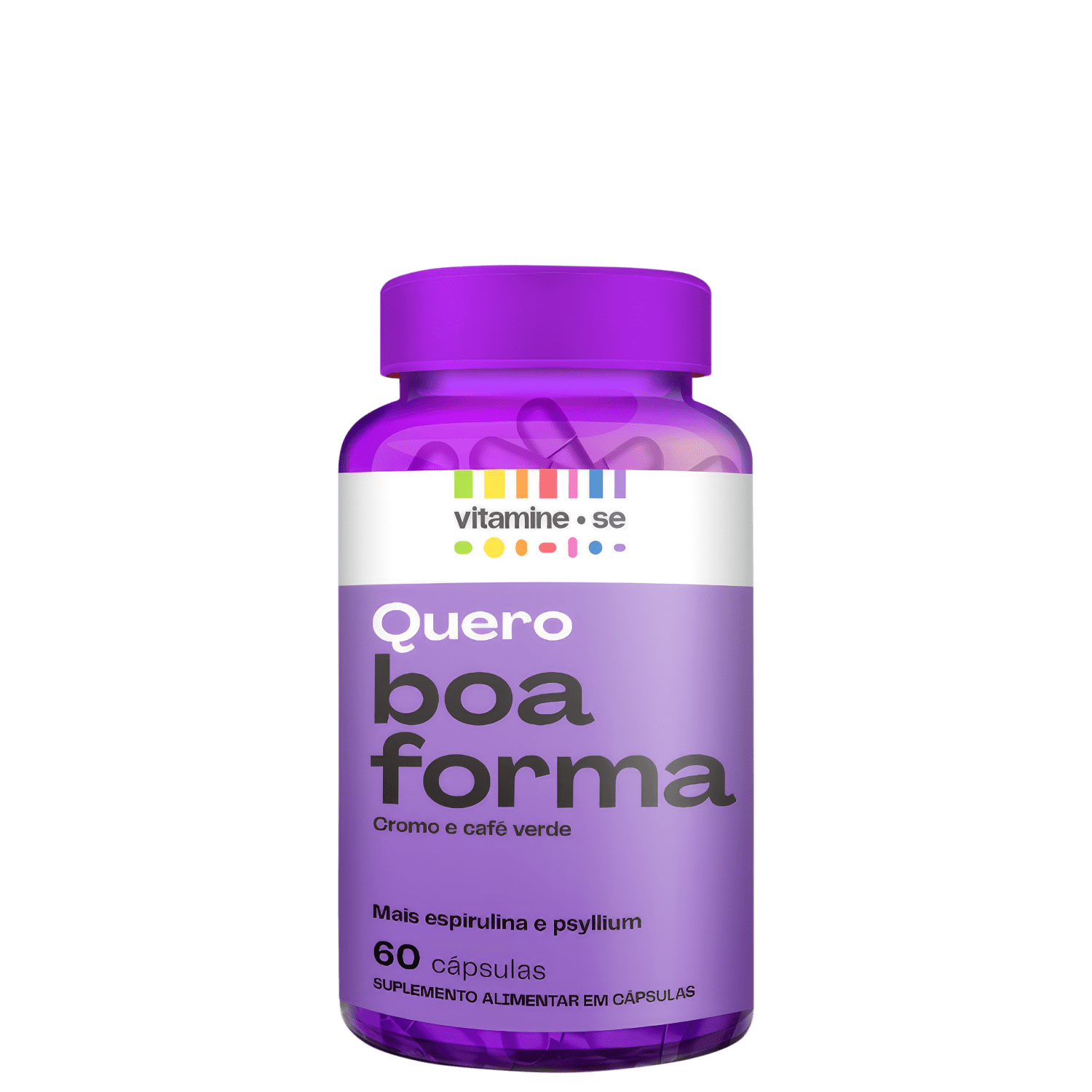 Vitamine-se Quero Mais Boa Forma - Suplemento Alimentar (60 Cápsulas)
