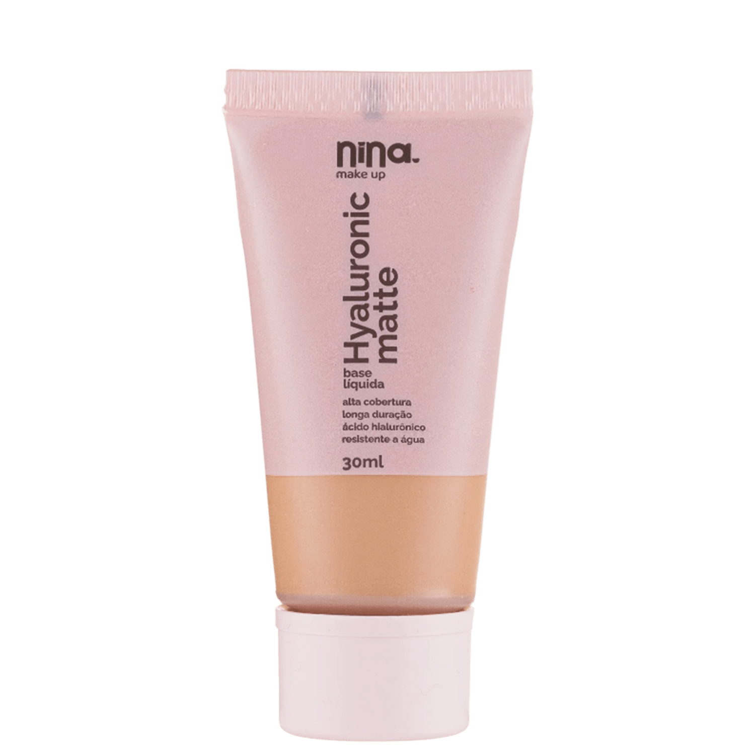 Nina Makeup Hyaluronic Matte 4 - Base Líquida 30ml