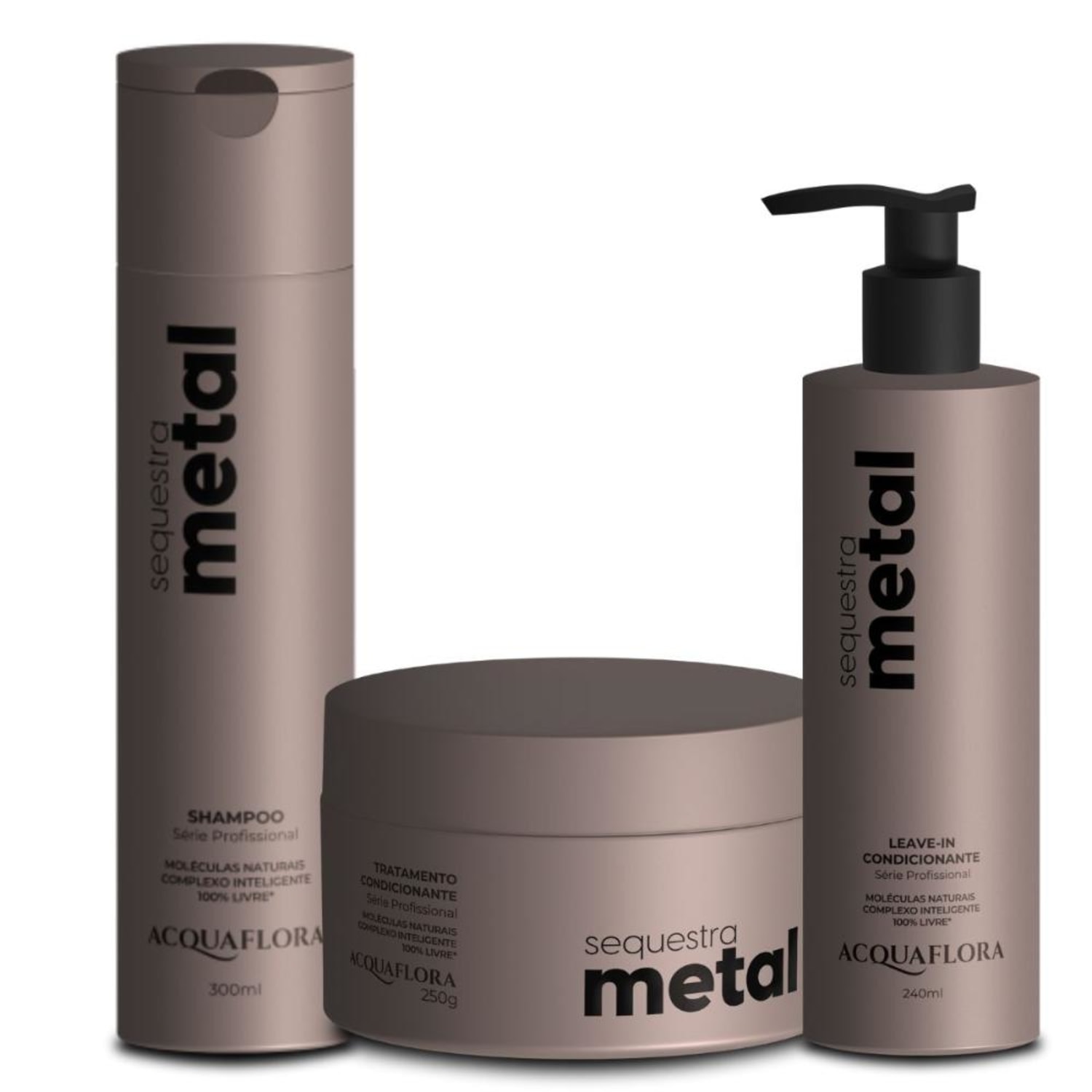 Kit Acquaflora Sequestra Metal Home Care Trio (3 Produtos)