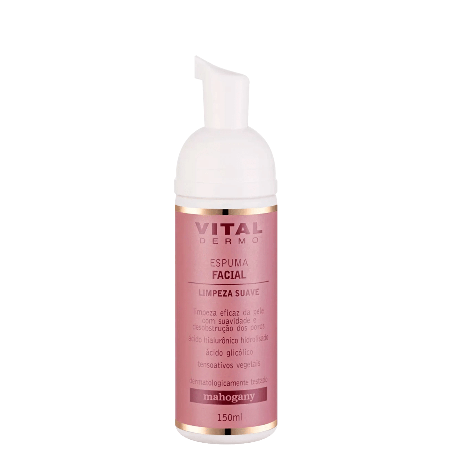 Espuma de Limpeza Facial Vital Dermo 150ml - Mahogany