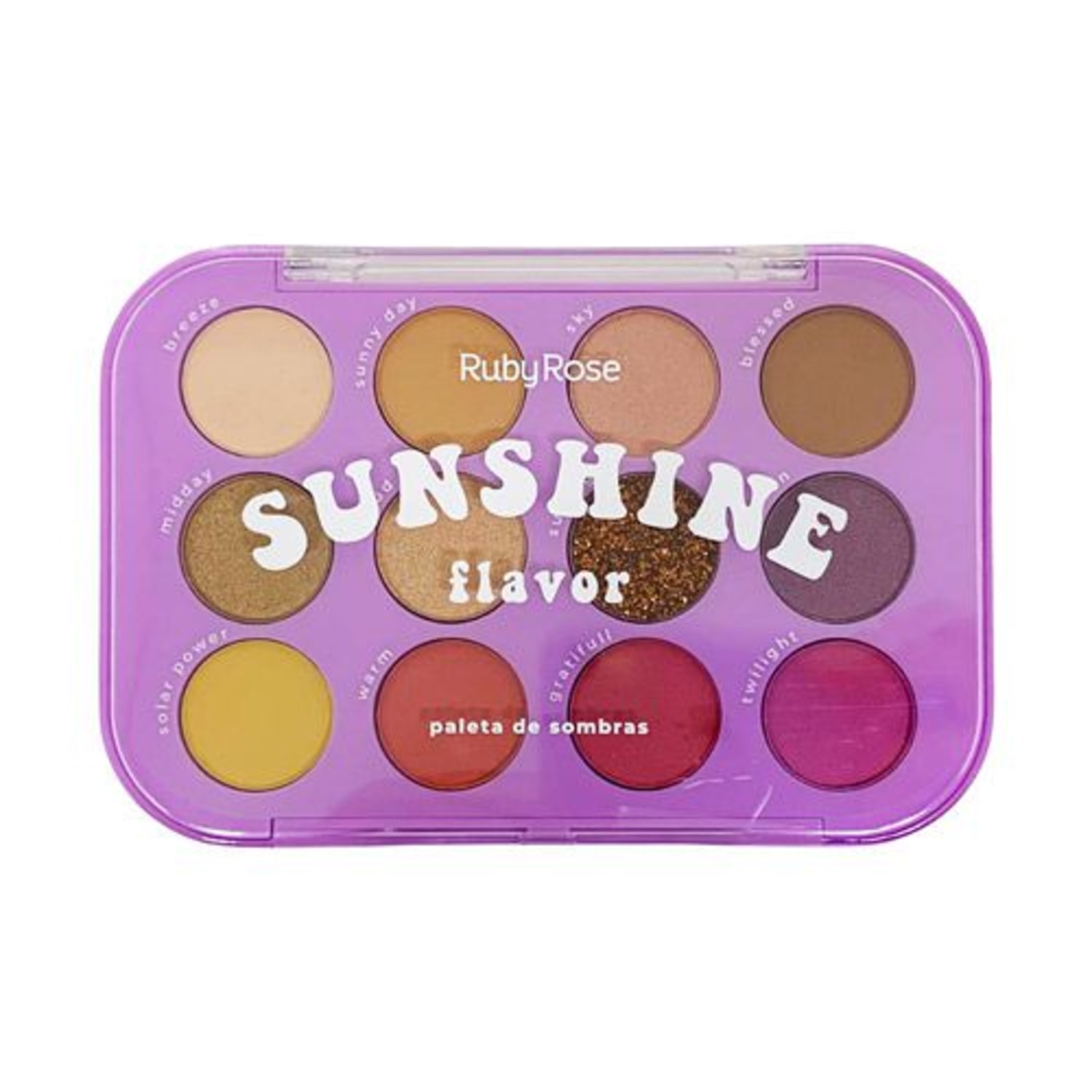 Paleta de Sombras Sunshine Flavor Ruby Rose HB-1092