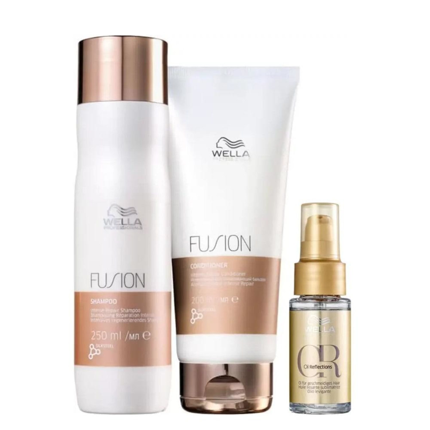 Kit Wella Professionals Fusion Reflections Trio Care (3 Produtos)