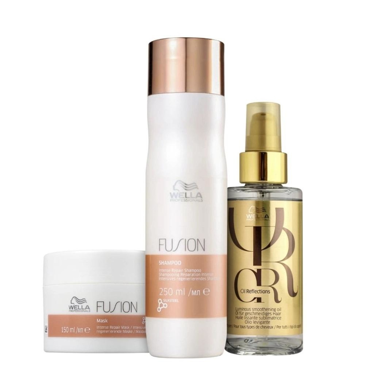 Kit Wella Professionals Fusion Reflections Trois (3 Produtos)