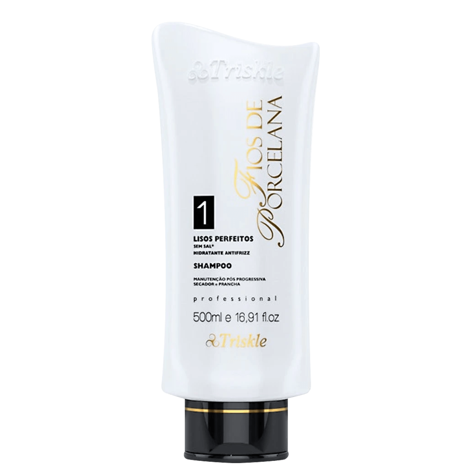 Triskle Fios de Porcelana Lisos Perfeitos - Shampoo 500ml