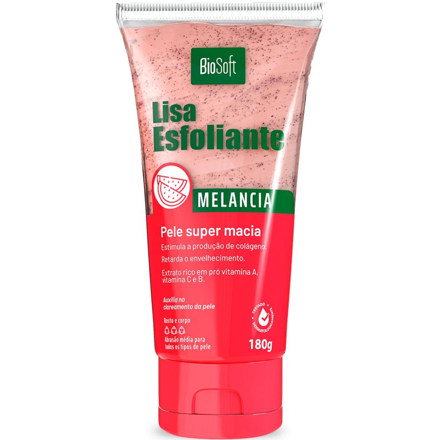 Bio Soft Lisa Melancia - Esfoliante Corporal 180g