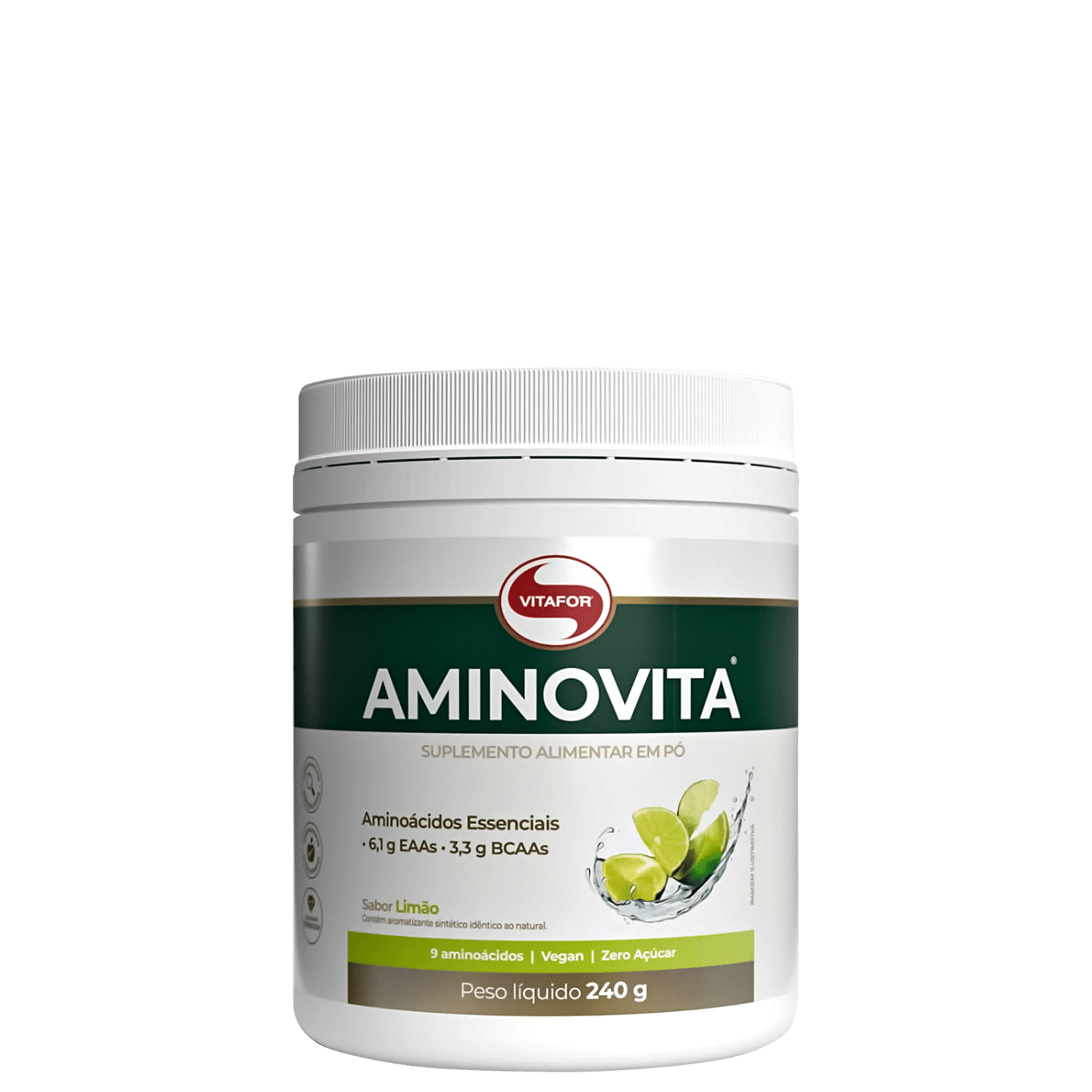 Vitafor Aminovita Limão - Suplemento Vitamínico 240g
