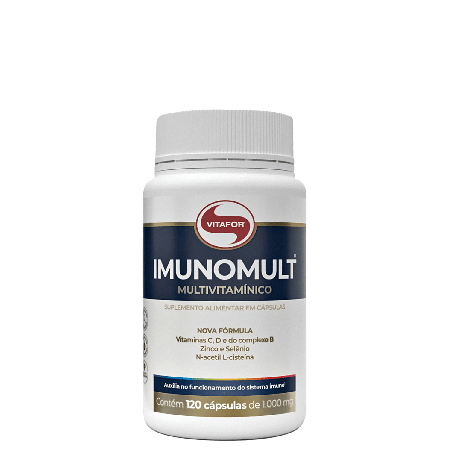 Imunomult Multivitaminico 1000mg 120 caps. Vitafor