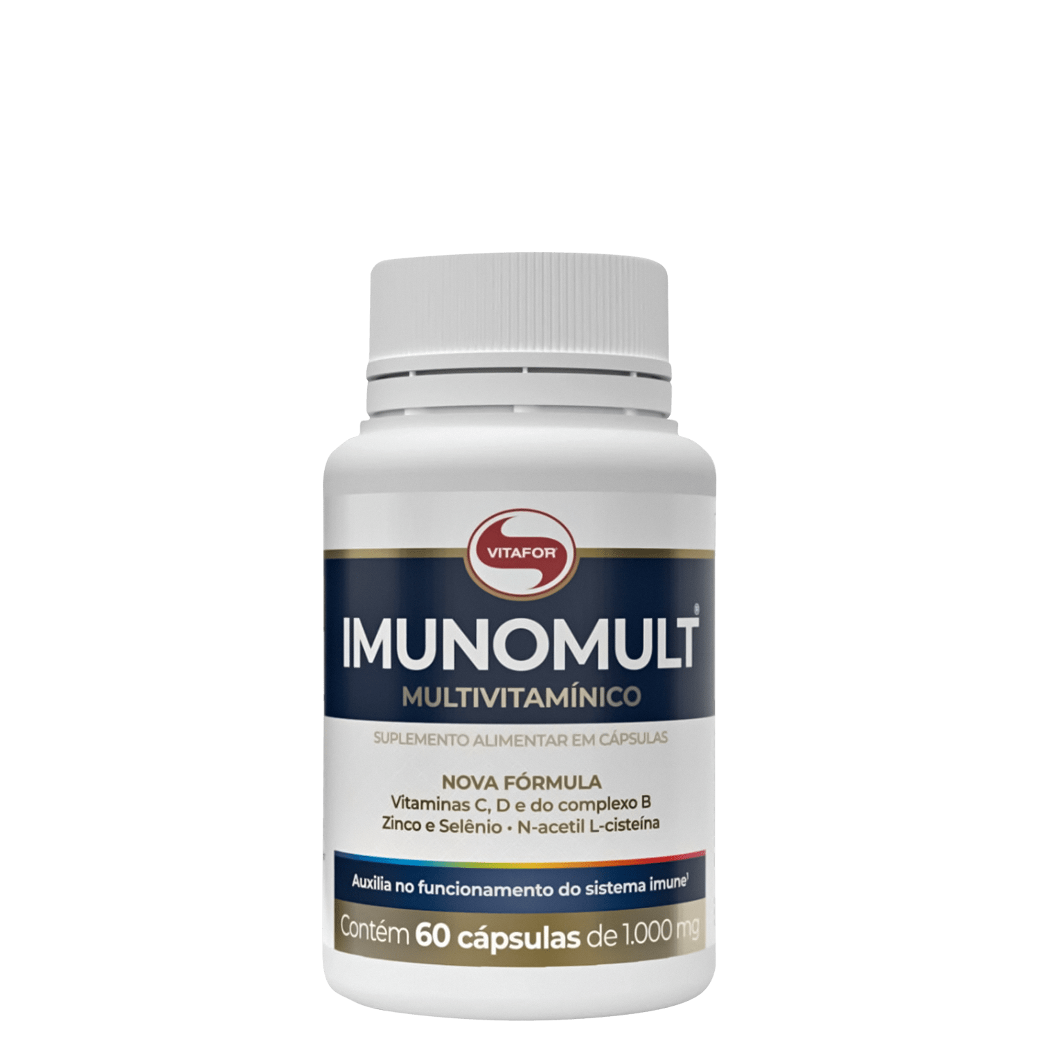 Vitafor Imunomult Multivitaminico - Suplemento Vitamínico (60 Cápsulas)