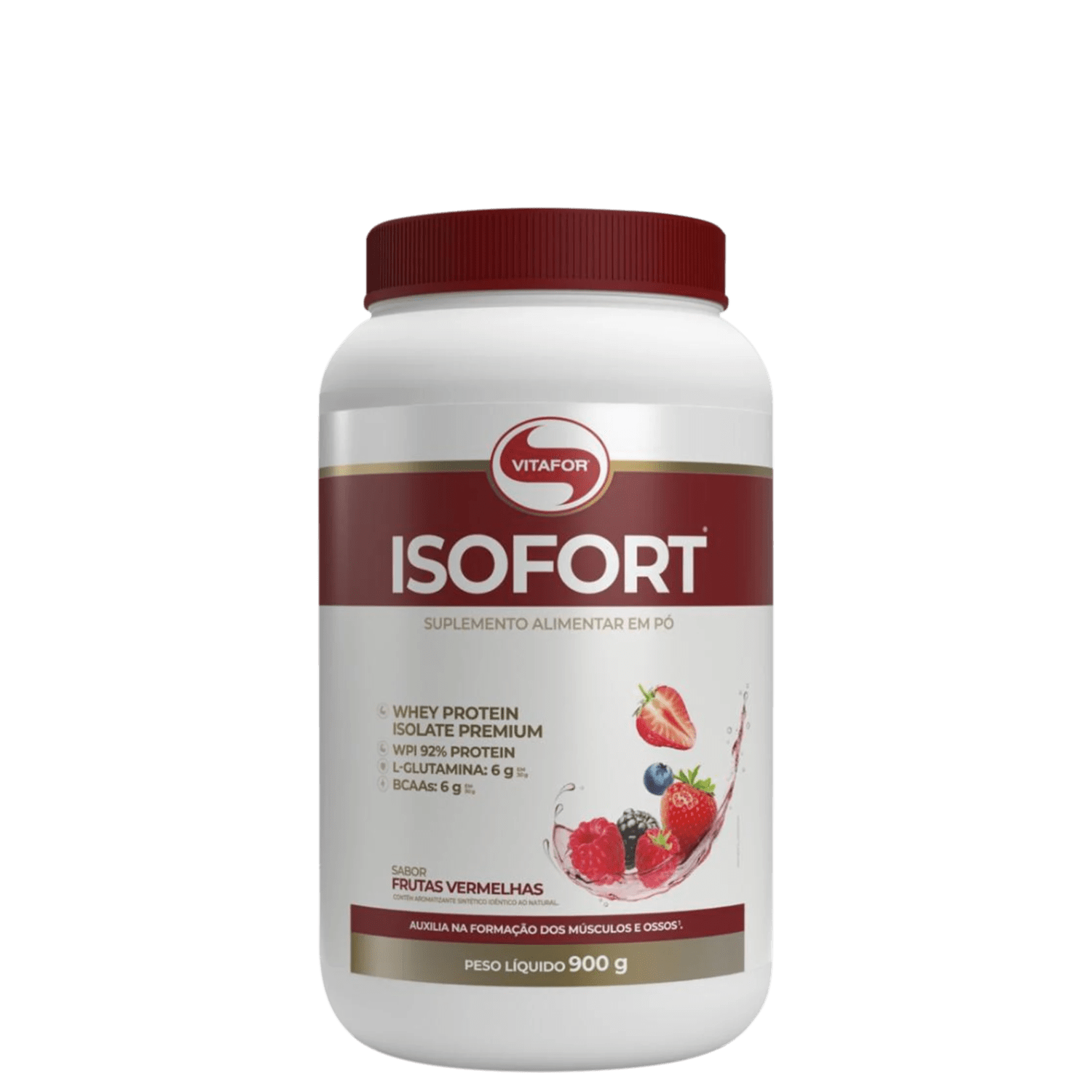 Isofort 900g Frutas Vermelhas Vitafor