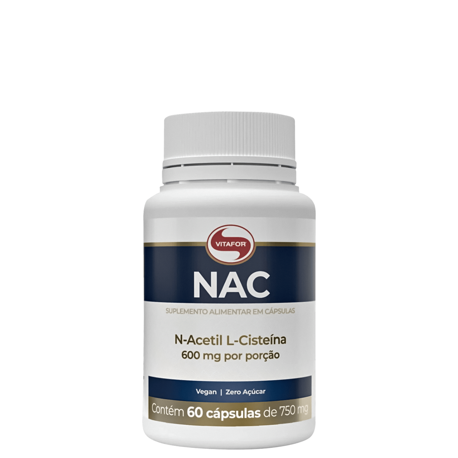Vitafor NAC N-Acetil L-Cisteína - Suplemento Vitamínico (60 Cápsulas)
