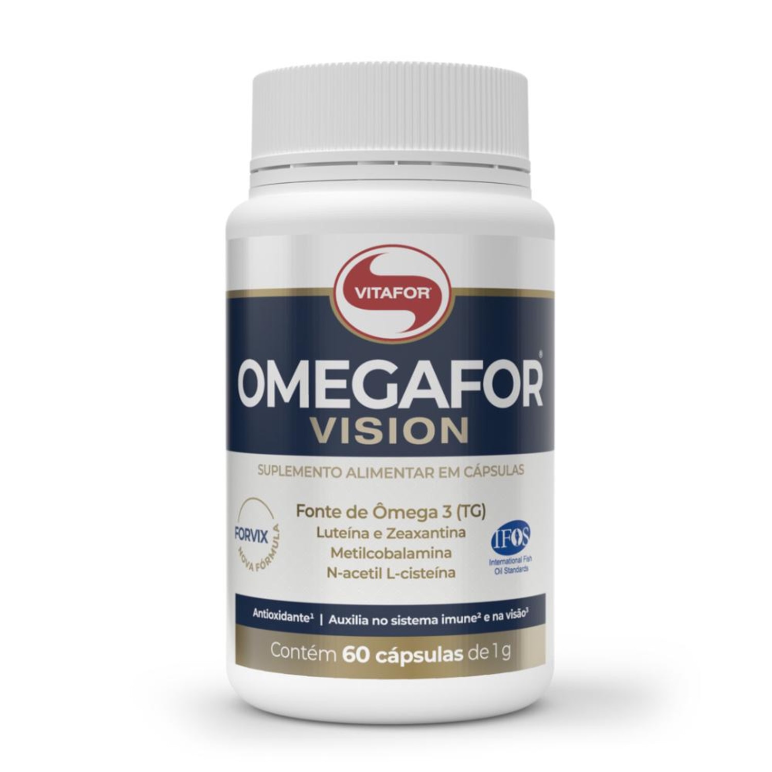 Vitafor Omegafor Vision - Suplemento Vitamínico (60 Cápsulas)