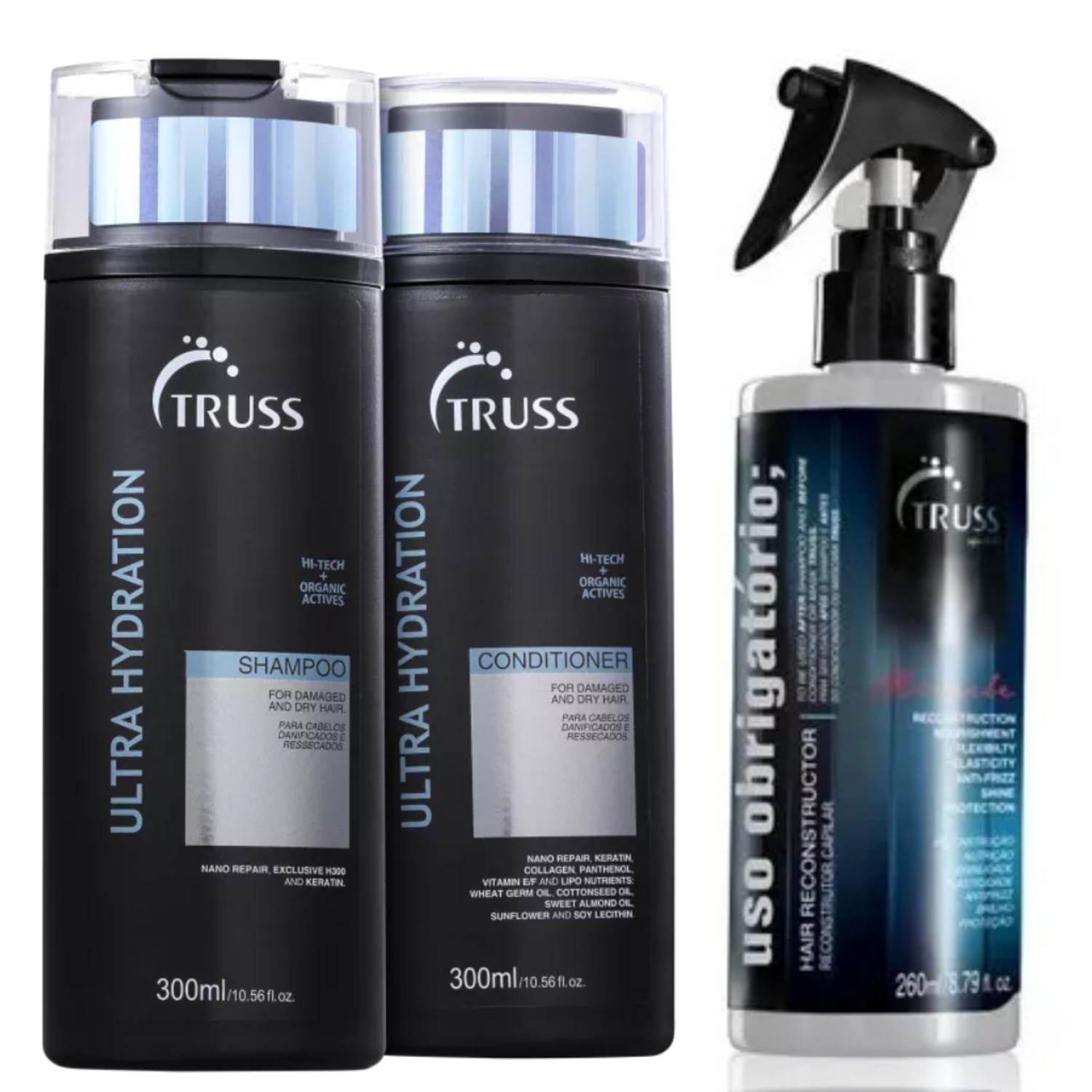 Kit TRUSS Ultra Hydration Obrigatório Trio de Hidratação (3 Produtos)
