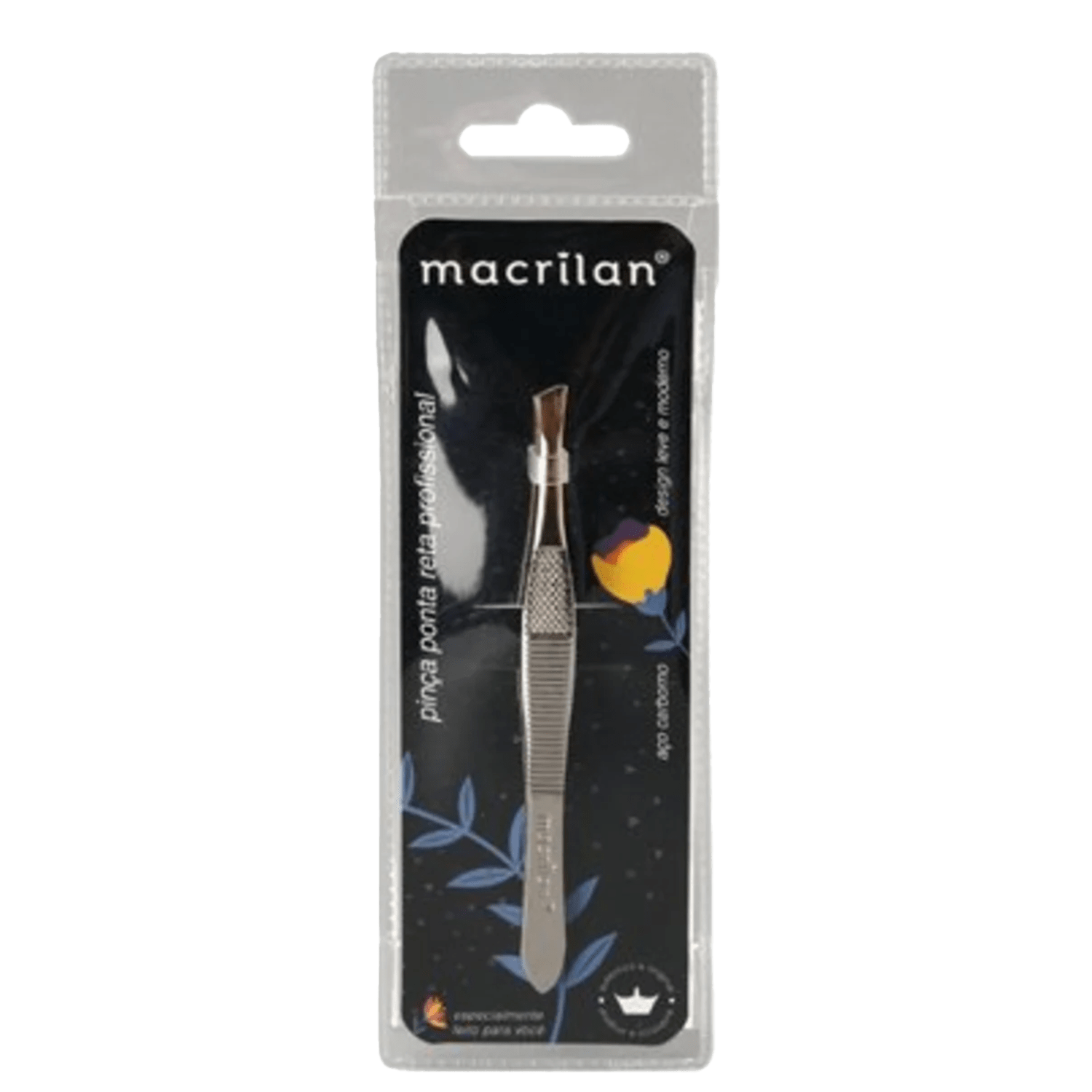 Pinça PI-1 Macrilan Com Ponta Chanfrada