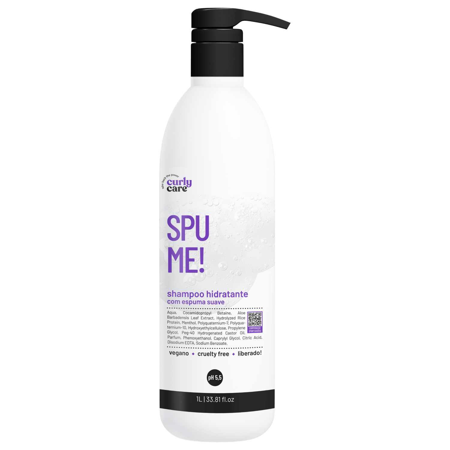 Curly Care Spume! - Shampoo Hidratante 1l