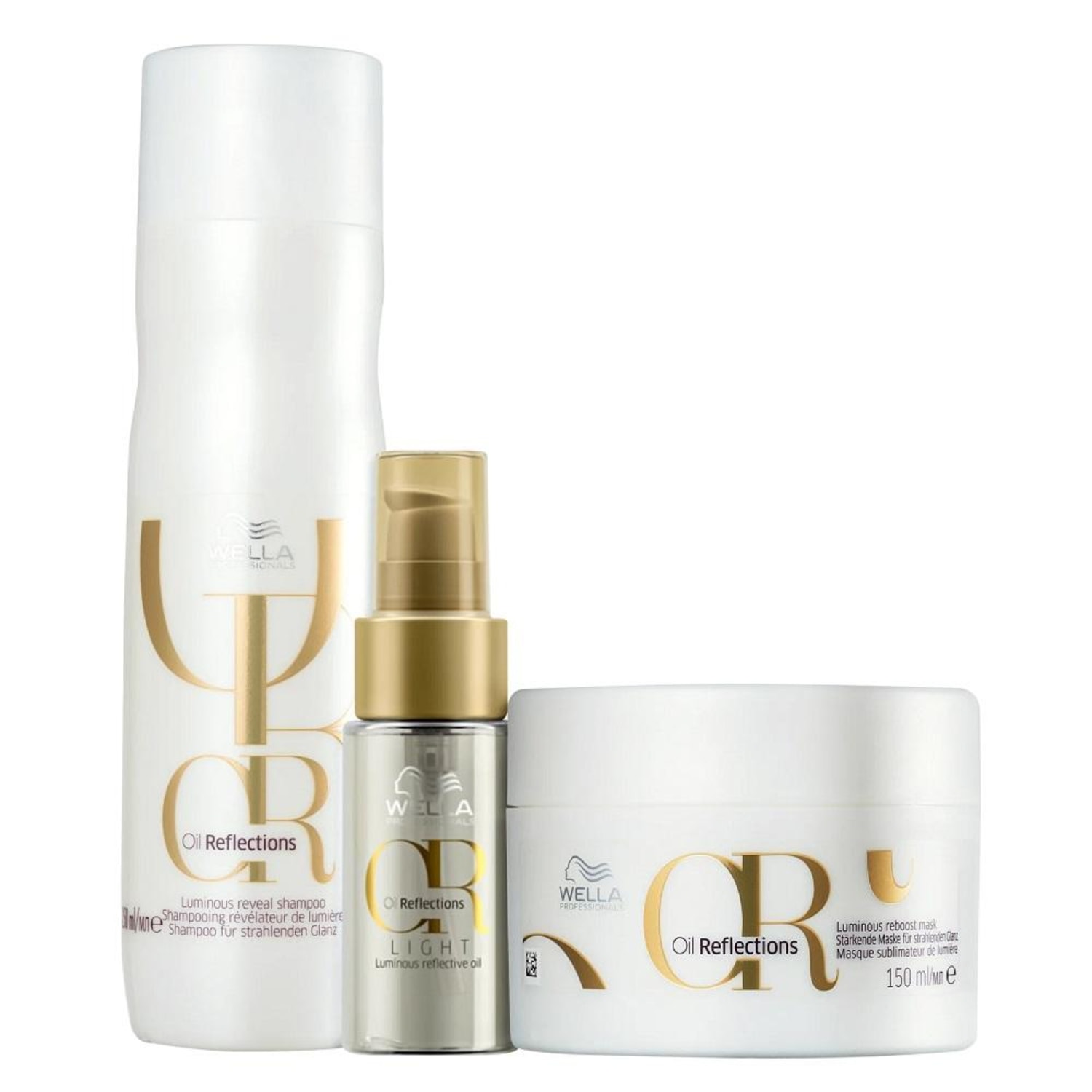 Kit Wella Professionals Oil Reflections Trio Home Treatment (3 Produtos)