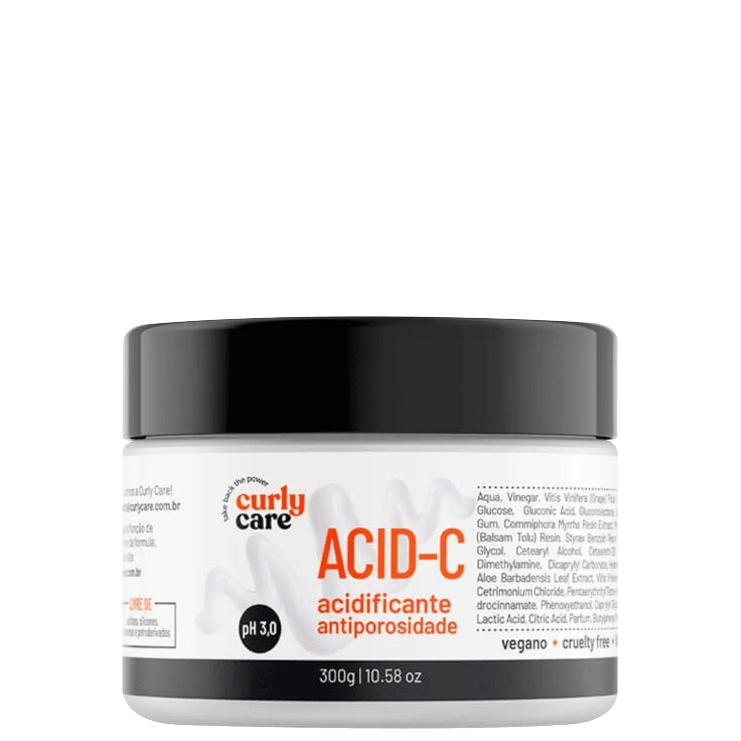 Curly Care Acid-C PRO Antiporosidade - Acidificante Capilar 300g