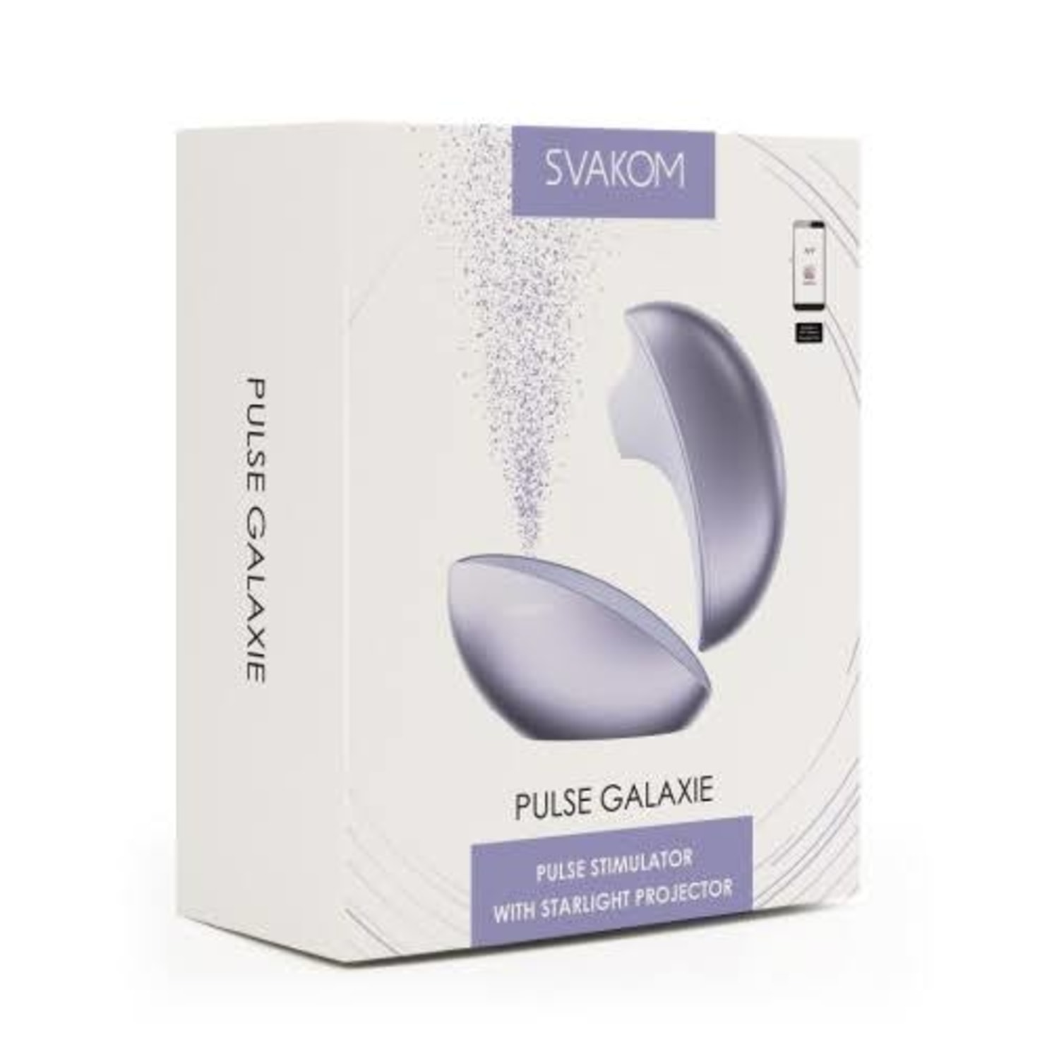 Svakon Pulse Galaxy - Vibrador Feminino de Sucção com Projetor