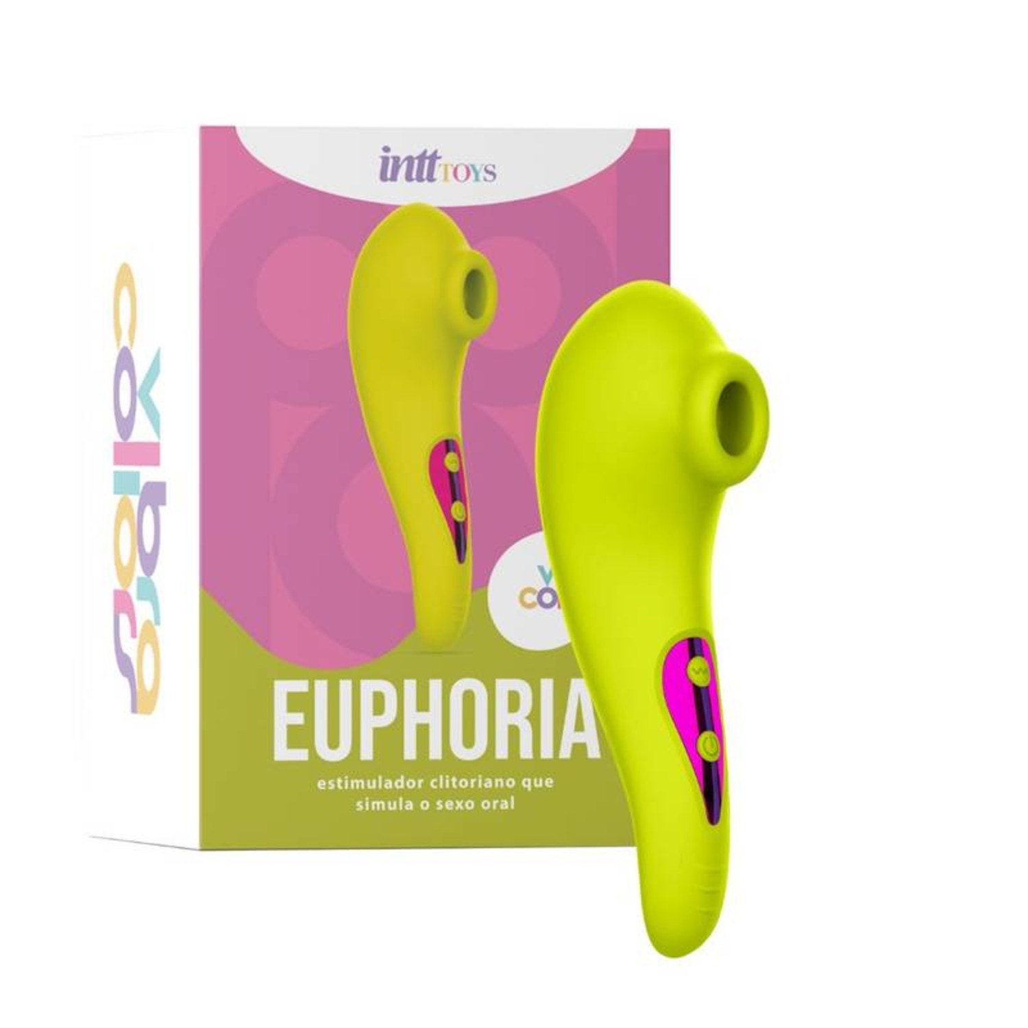 Intt Vibra Collors Euphoria - Vibrador e Estimulador